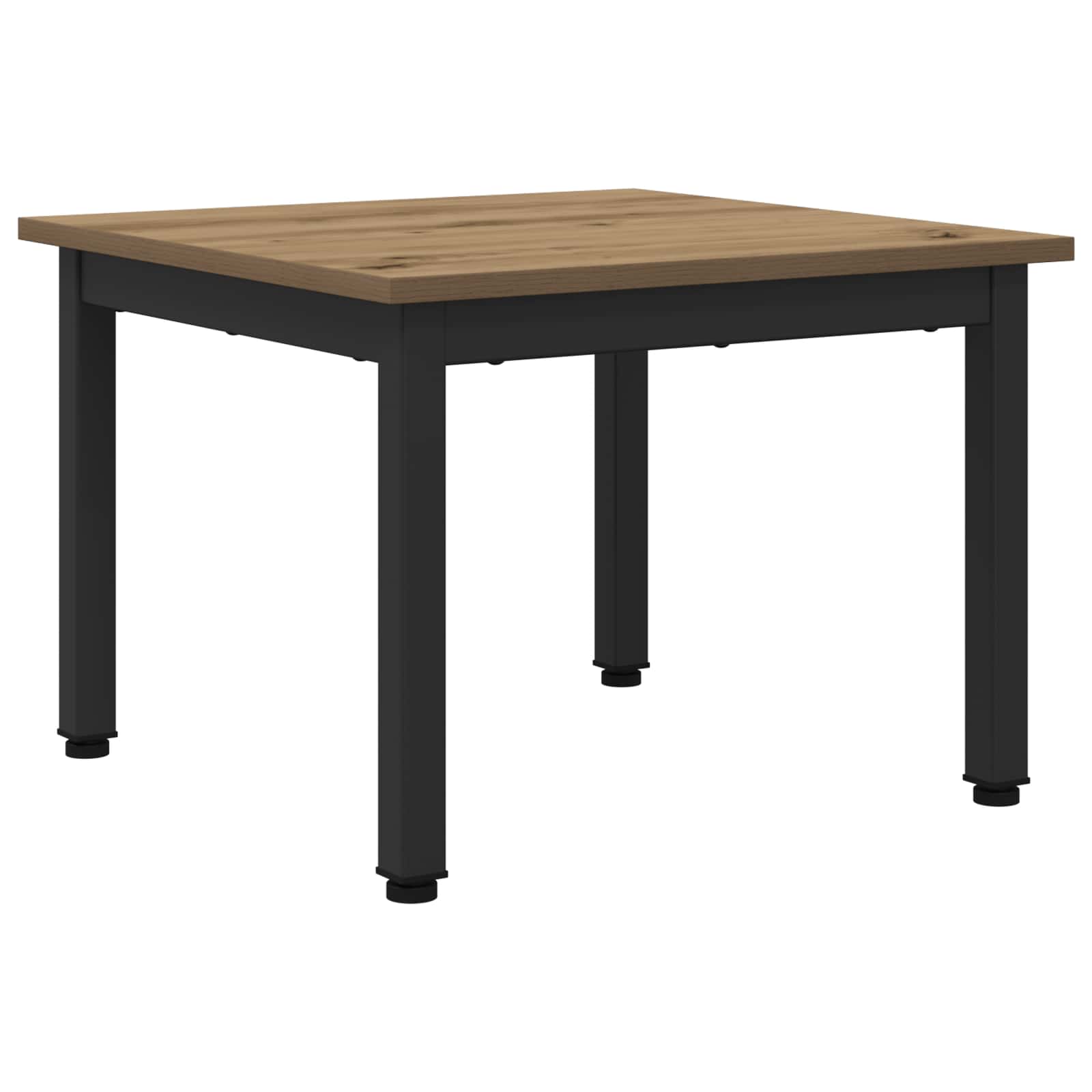 Salontafel Ambachtelijk eiken 50 x 50 x 36 cm Bewerkt hout is nu te koop bij PeponiXL, paradijselijk wonen!