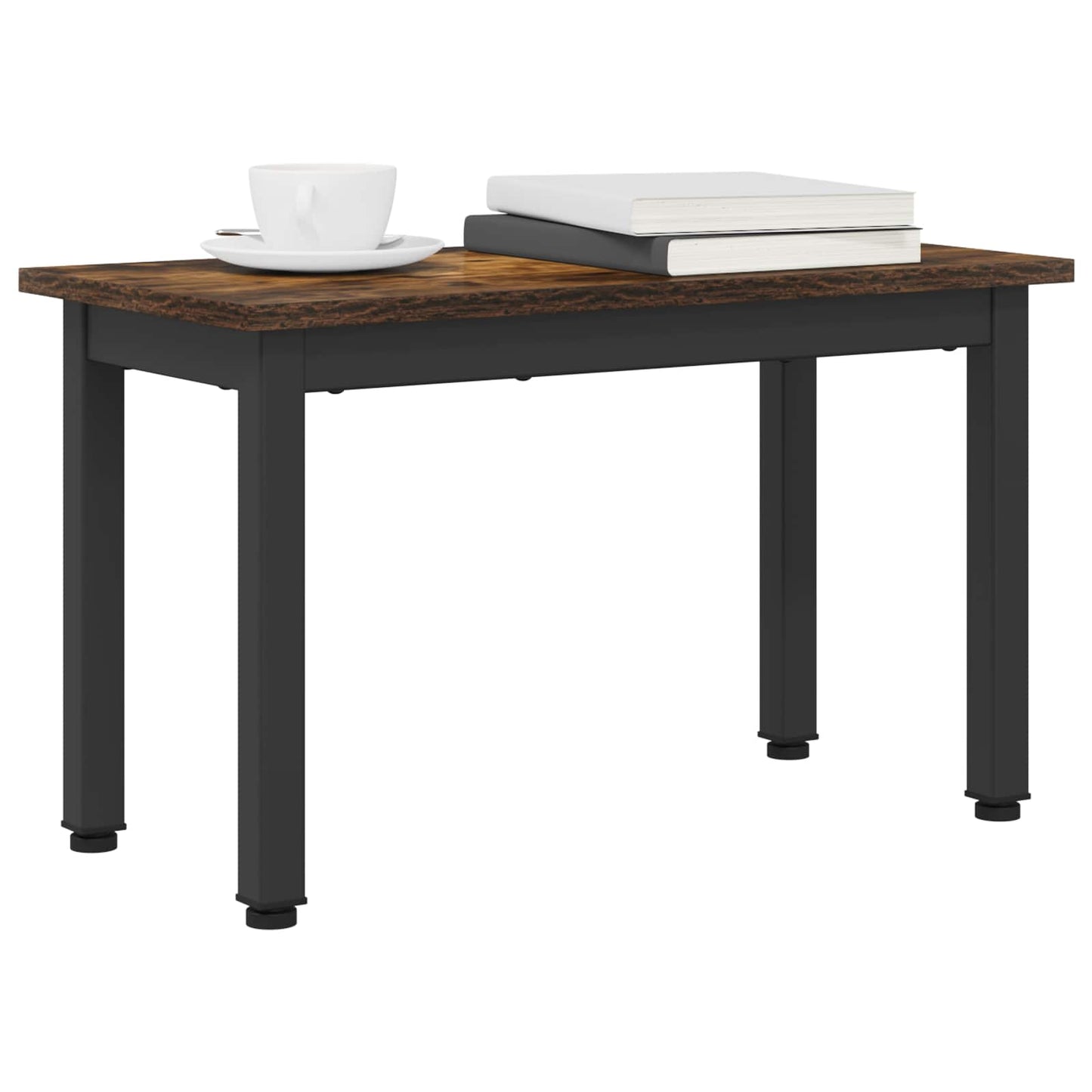 Salontafel Rook Eik 60 x 30 x 36 cm Bewerkt hout is nu te koop bij PeponiXL, paradijselijk wonen!
