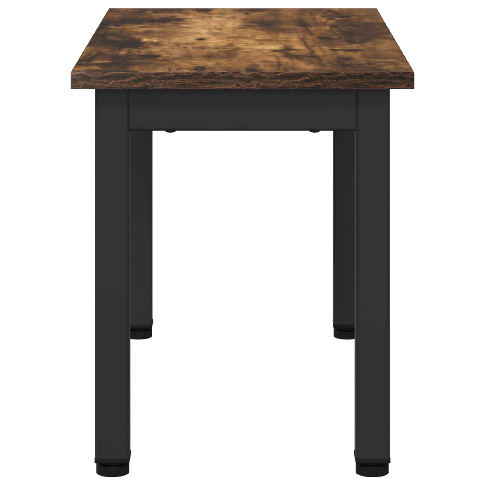 Salontafel Rook Eik 60 x 30 x 36 cm Bewerkt hout is nu te koop bij PeponiXL, paradijselijk wonen!