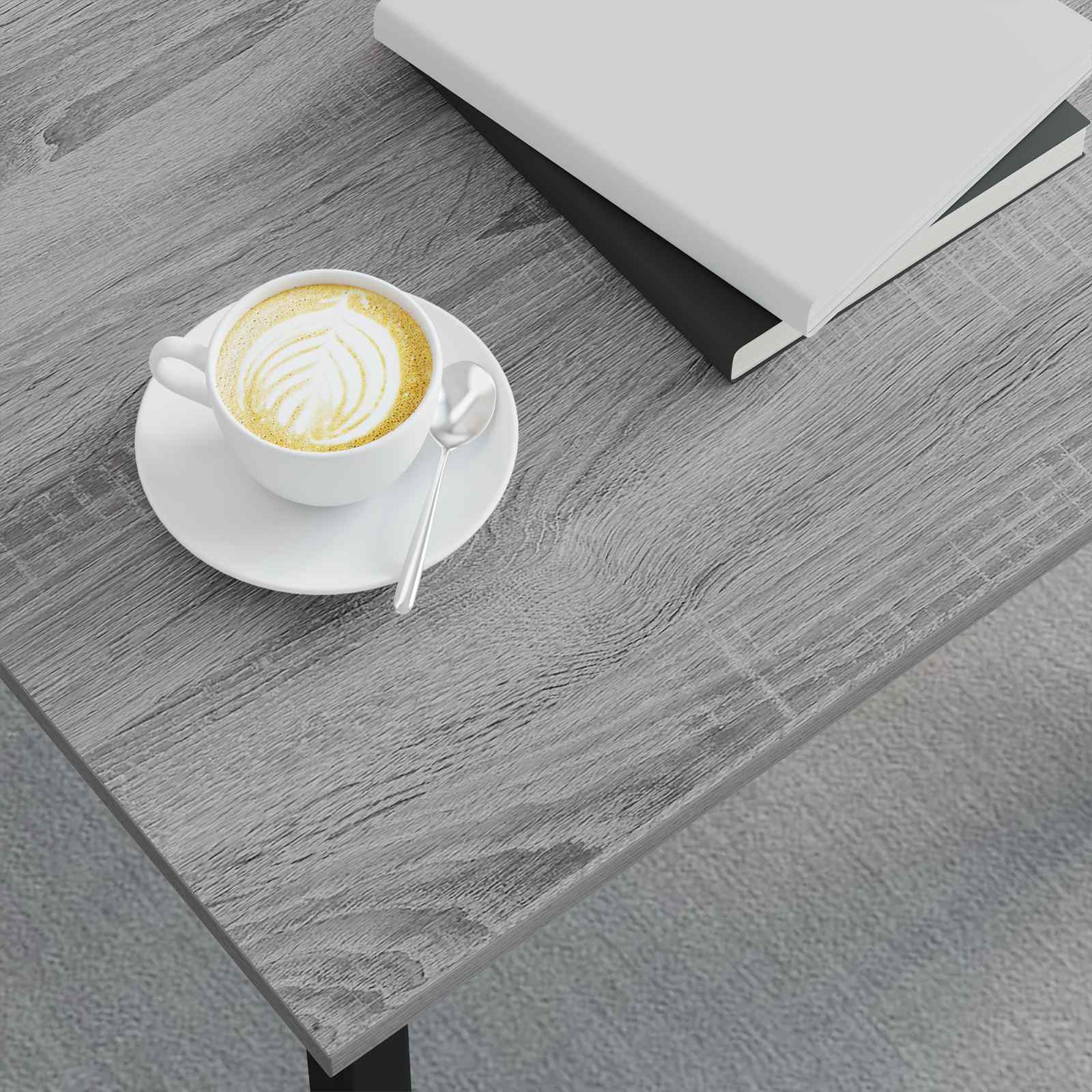 Salontafel Grijs Sonoma 60 x 30 x 36 cm Bewerkt hout is nu te koop bij PeponiXL, paradijselijk wonen!