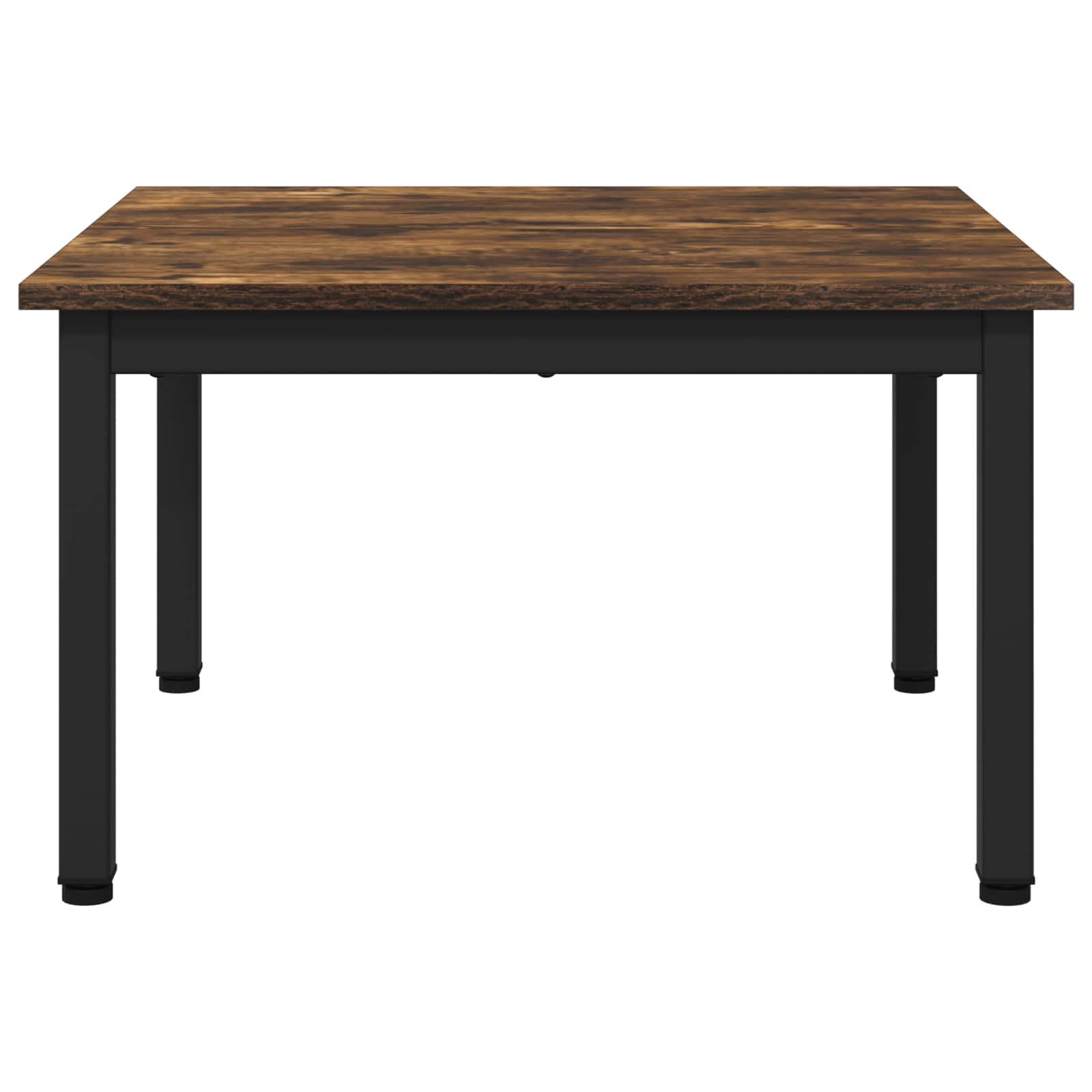 Salontafel Rook Eik 60 x 60 x 36 cm Bewerkt hout is nu te koop bij PeponiXL, paradijselijk wonen!