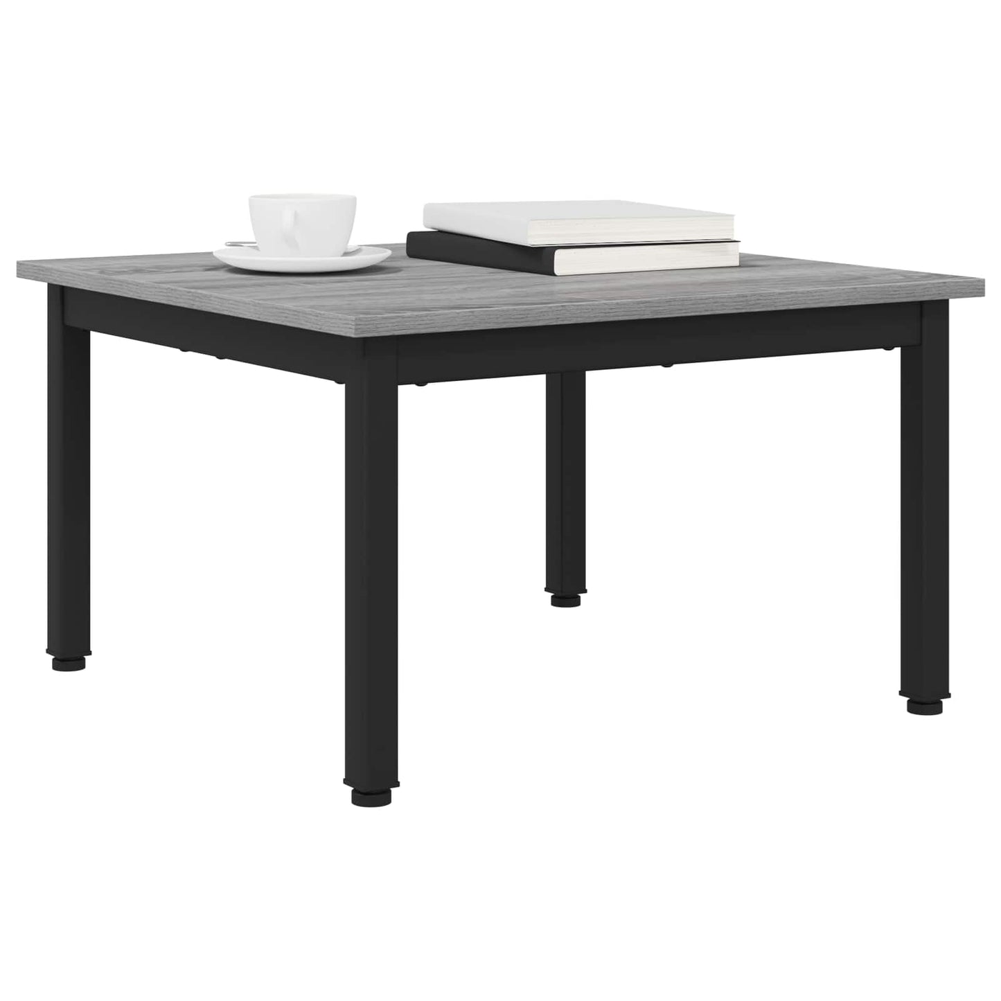 Salontafel Grijs Sonoma 60 x 60 x 36 cm Bewerkt hout is nu te koop bij PeponiXL, paradijselijk wonen!