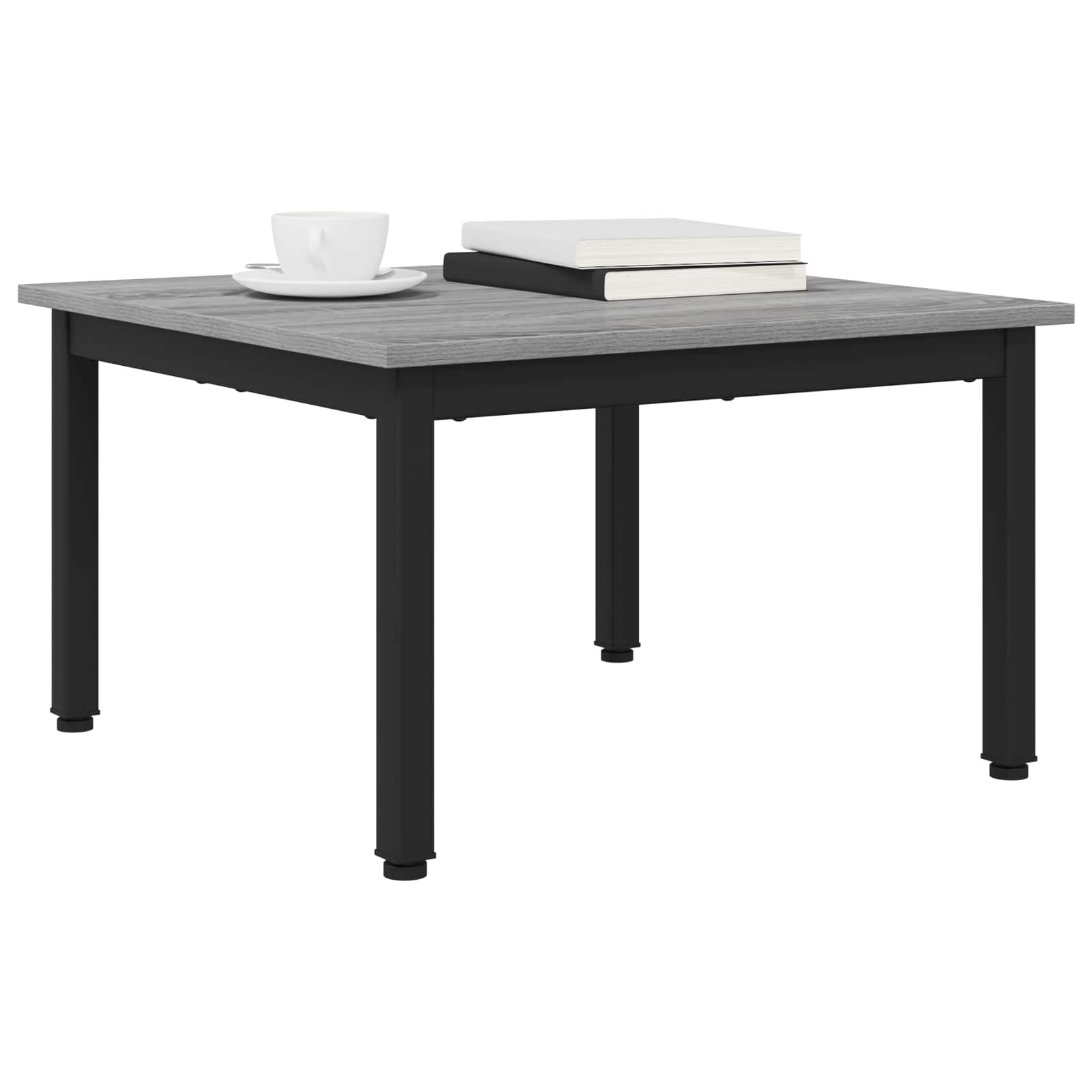 Salontafel Grijs Sonoma 60 x 60 x 36 cm Bewerkt hout is nu te koop bij PeponiXL, paradijselijk wonen!