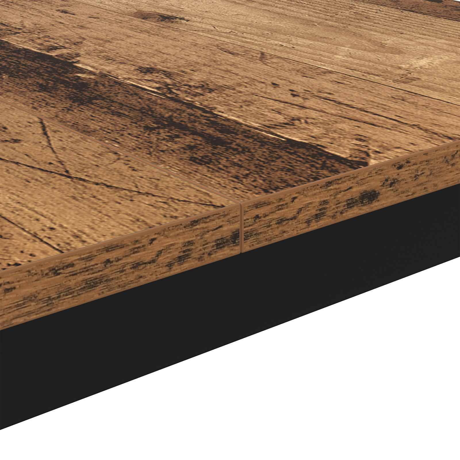 Salontafel Oudhout 60 x 60 x 36 cm Bewerkt hout is nu te koop bij PeponiXL, paradijselijk wonen!