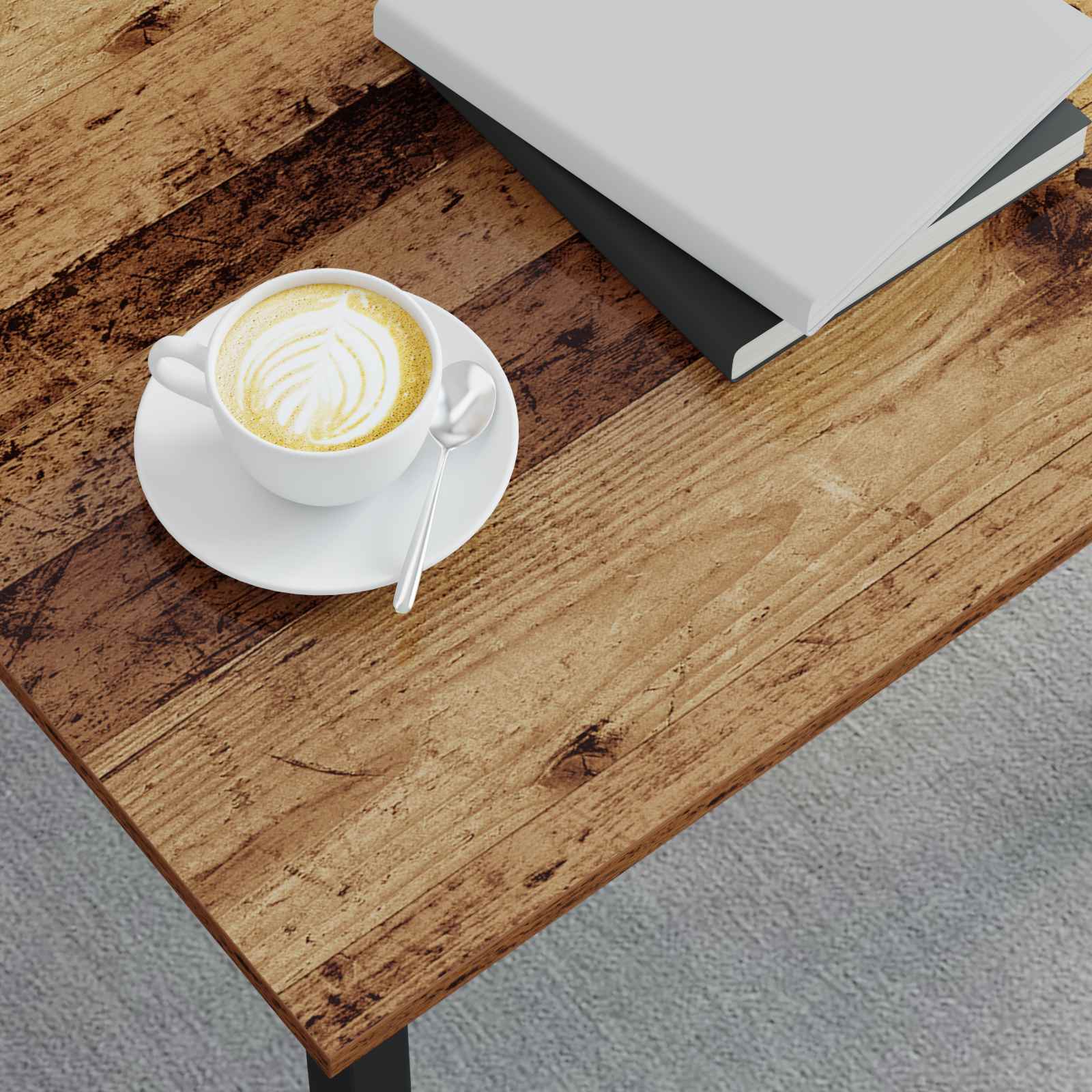 Salontafel Oudhout 60 x 60 x 36 cm Bewerkt hout is nu te koop bij PeponiXL, paradijselijk wonen!