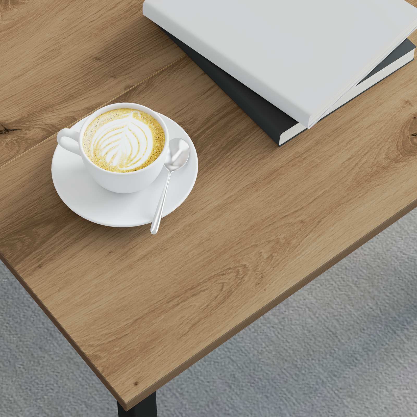 Salontafel Ambachtelijk eiken 60 x 60 x 36 cm Bewerkt hout is nu te koop bij PeponiXL, paradijselijk wonen!