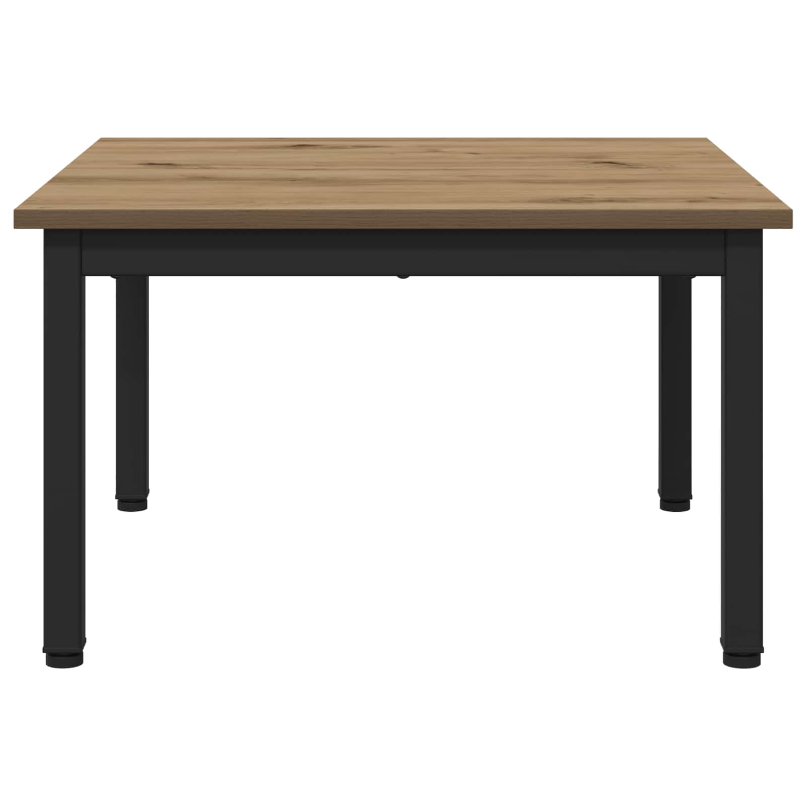 Salontafel Ambachtelijk eiken 60 x 60 x 36 cm Bewerkt hout is nu te koop bij PeponiXL, paradijselijk wonen!