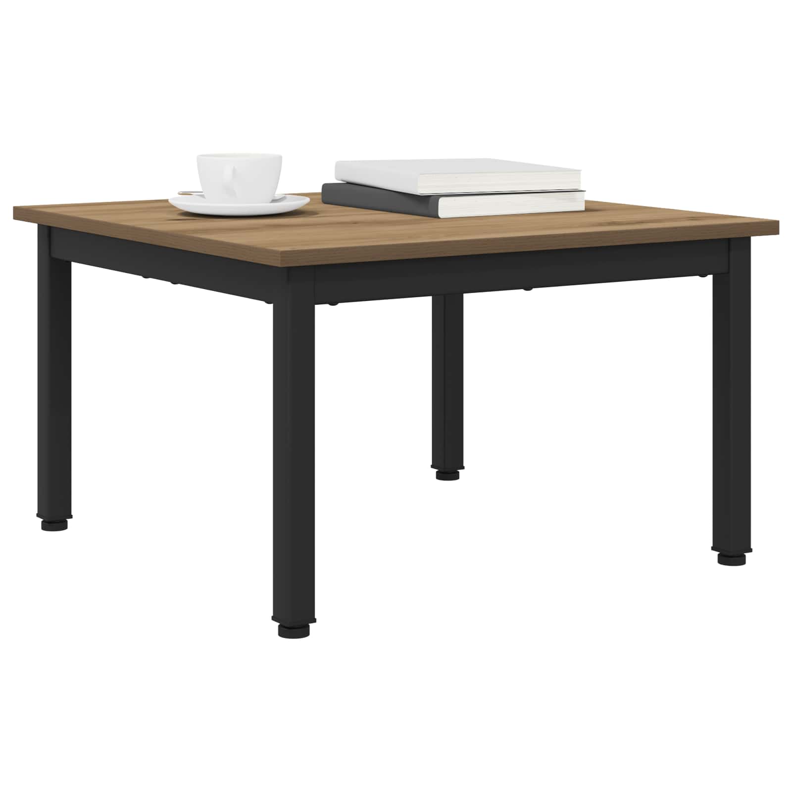Salontafel Ambachtelijk eiken 60 x 60 x 36 cm Bewerkt hout is nu te koop bij PeponiXL, paradijselijk wonen!
