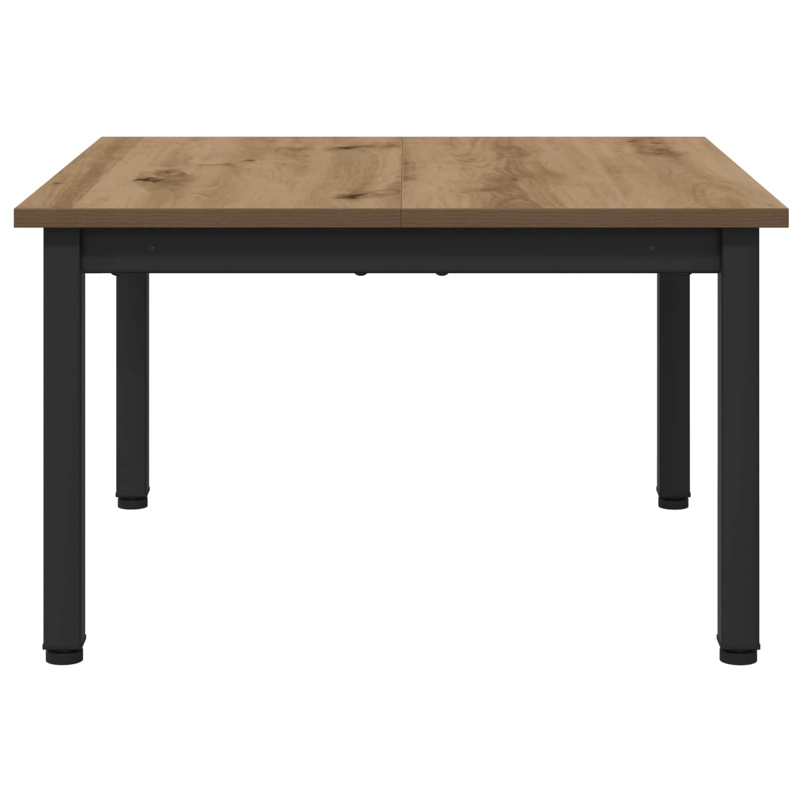 Salontafel Ambachtelijk eiken 60 x 60 x 36 cm Bewerkt hout is nu te koop bij PeponiXL, paradijselijk wonen!