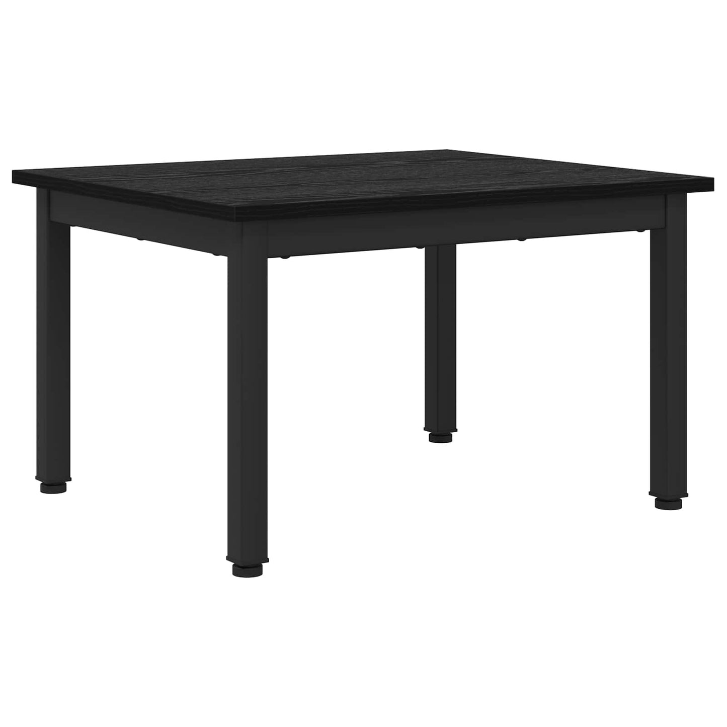 Salontafel Zwart Eiken 60 x 50 x 36 cm Bewerkt hout is nu te koop bij PeponiXL, paradijselijk wonen!