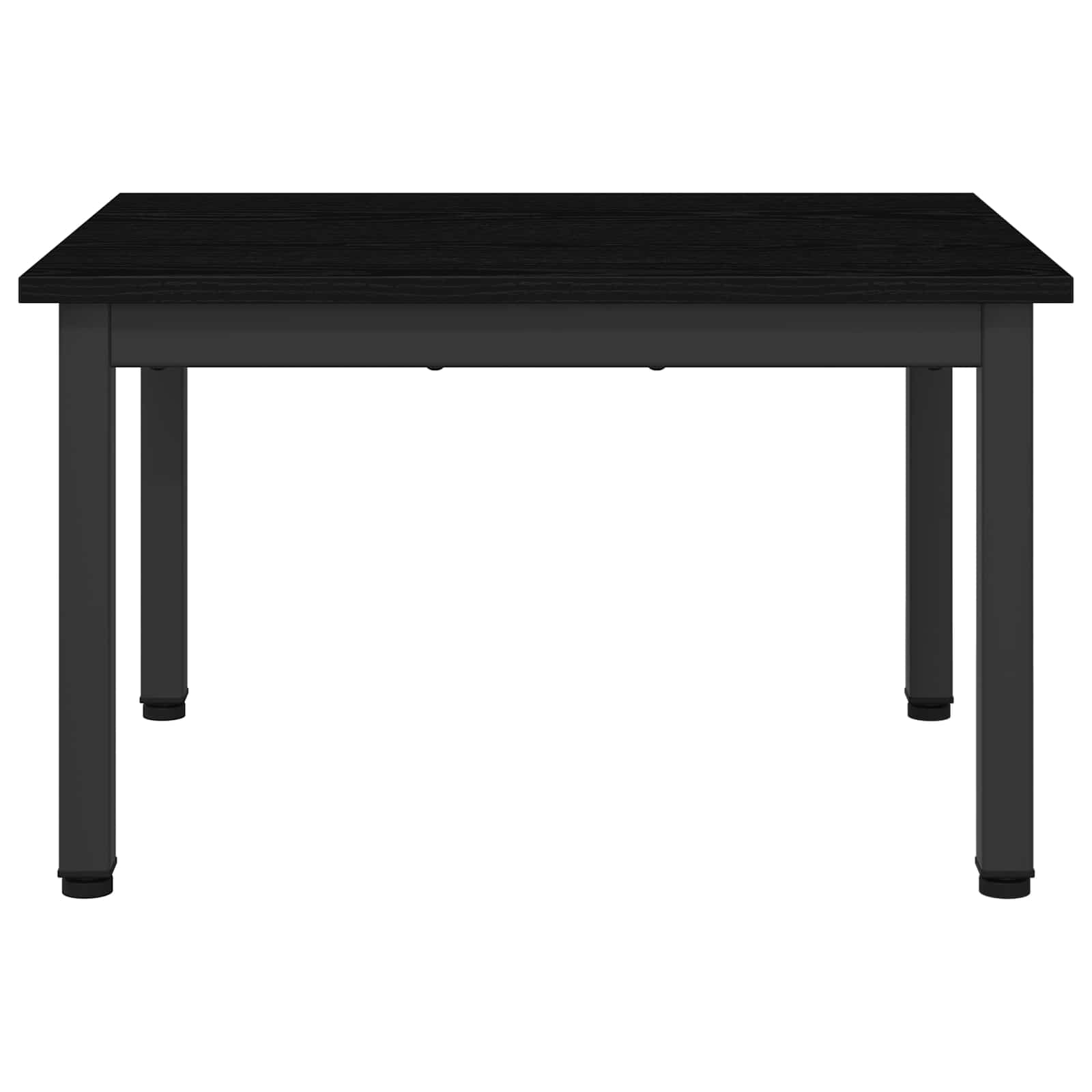 Salontafel Zwart Eiken 60 x 50 x 36 cm Bewerkt hout is nu te koop bij PeponiXL, paradijselijk wonen!