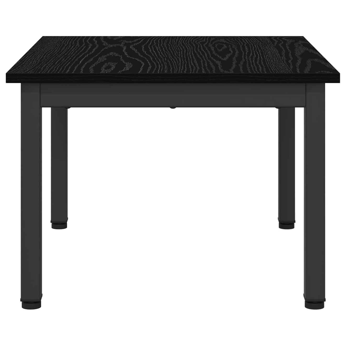 Salontafel Zwart Eiken 60 x 50 x 36 cm Bewerkt hout is nu te koop bij PeponiXL, paradijselijk wonen!
