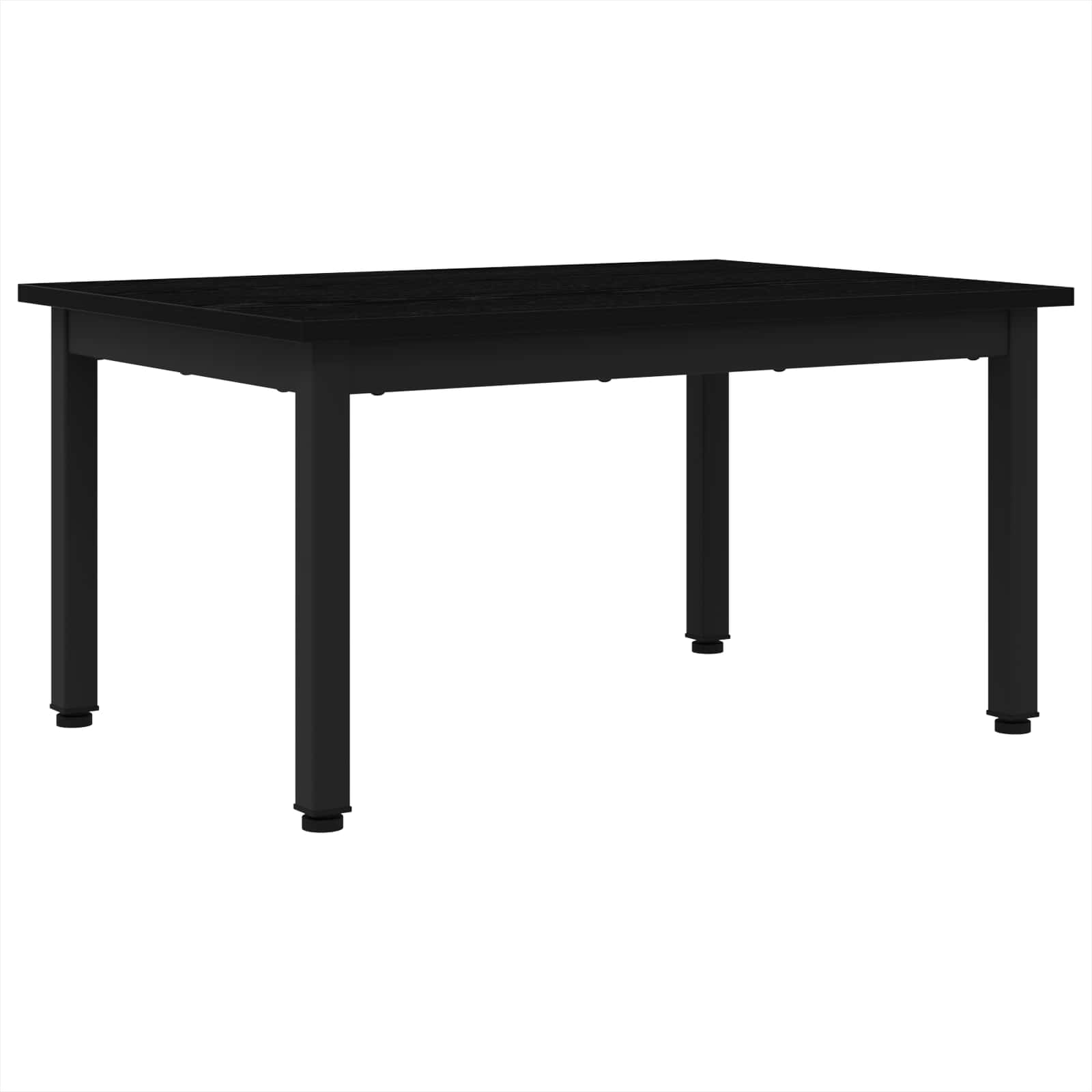 Salontafel Zwart Eiken 70 x 50 x 36 cm Bewerkt hout is nu te koop bij PeponiXL, paradijselijk wonen!