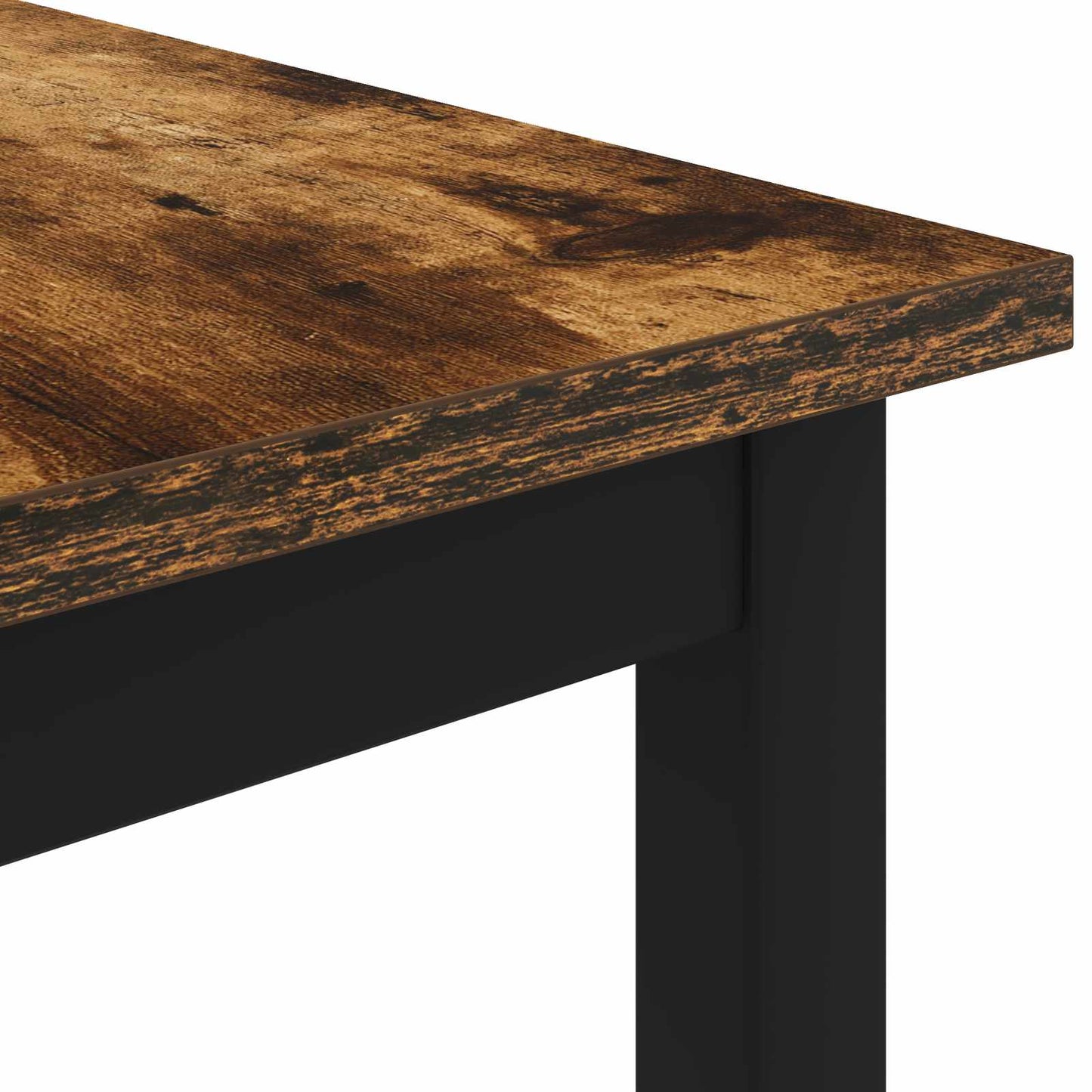 Salontafel Rook Eik 70 x 50 x 36 cm Bewerkt hout is nu te koop bij PeponiXL, paradijselijk wonen!