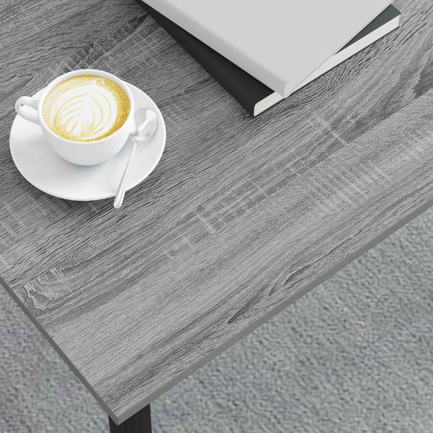 Salontafel Grijs Sonoma 70 x 50 x 36 cm Bewerkt hout is nu te koop bij PeponiXL, paradijselijk wonen!