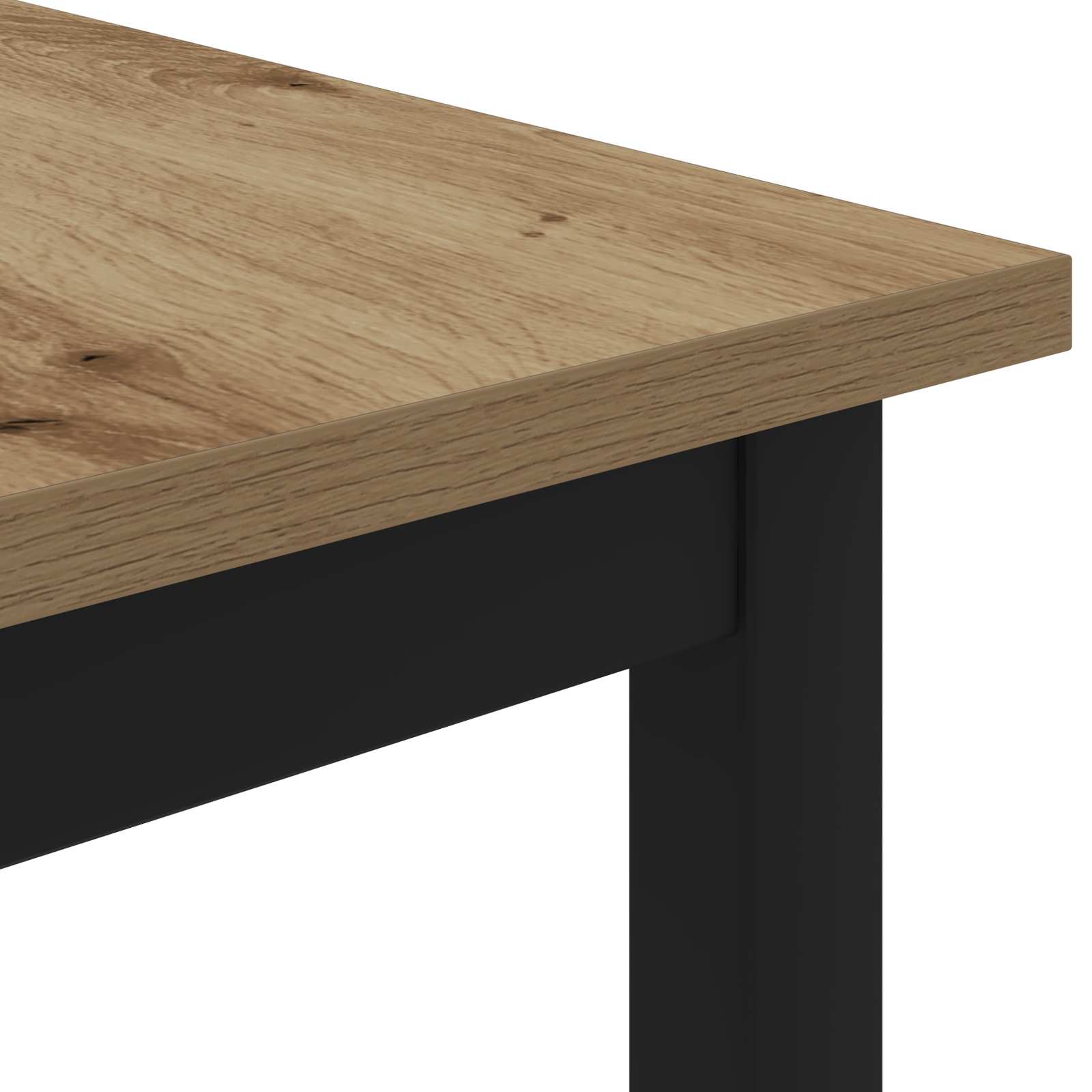 Salontafel Ambachtelijk eiken 70 x 50 x 36 cm Bewerkt hout is nu te koop bij PeponiXL, paradijselijk wonen!