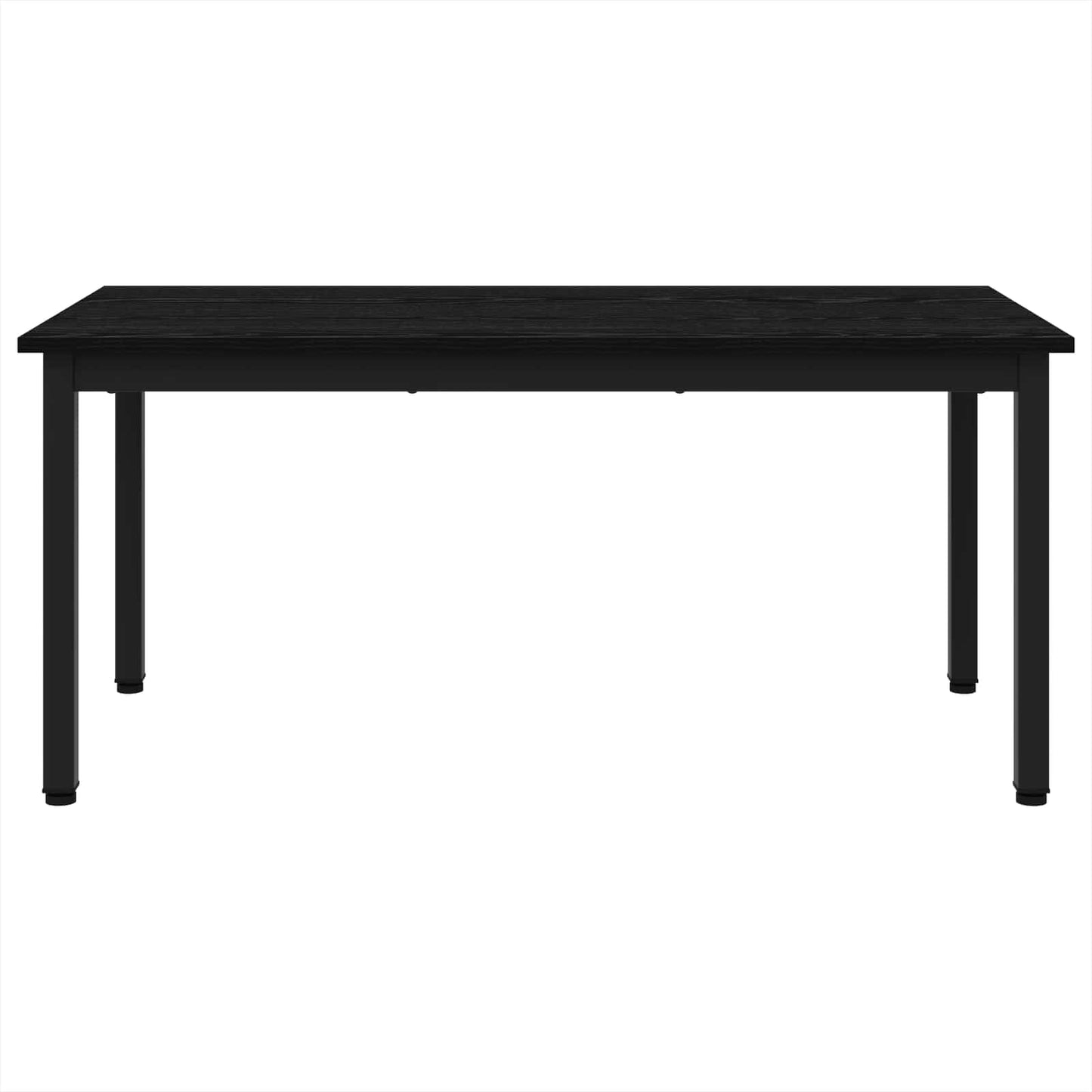 Salontafel Zwart Eiken 100 x 50 x 45 cm Bewerkt hout is nu te koop bij PeponiXL, paradijselijk wonen!
