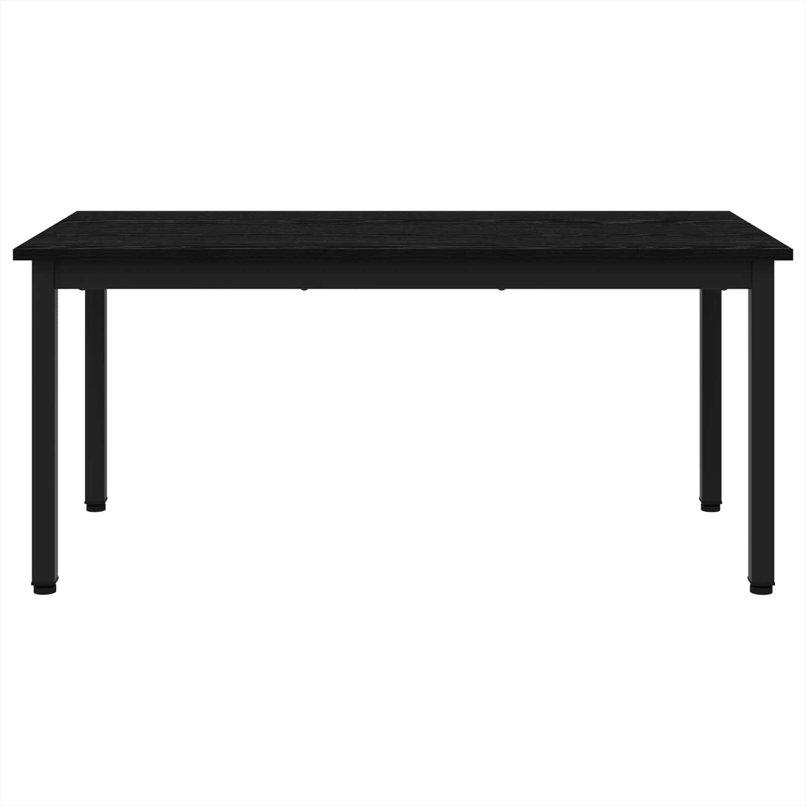 Salontafel Zwart Eiken 100 x 50 x 45 cm Bewerkt hout is nu te koop bij PeponiXL, paradijselijk wonen!