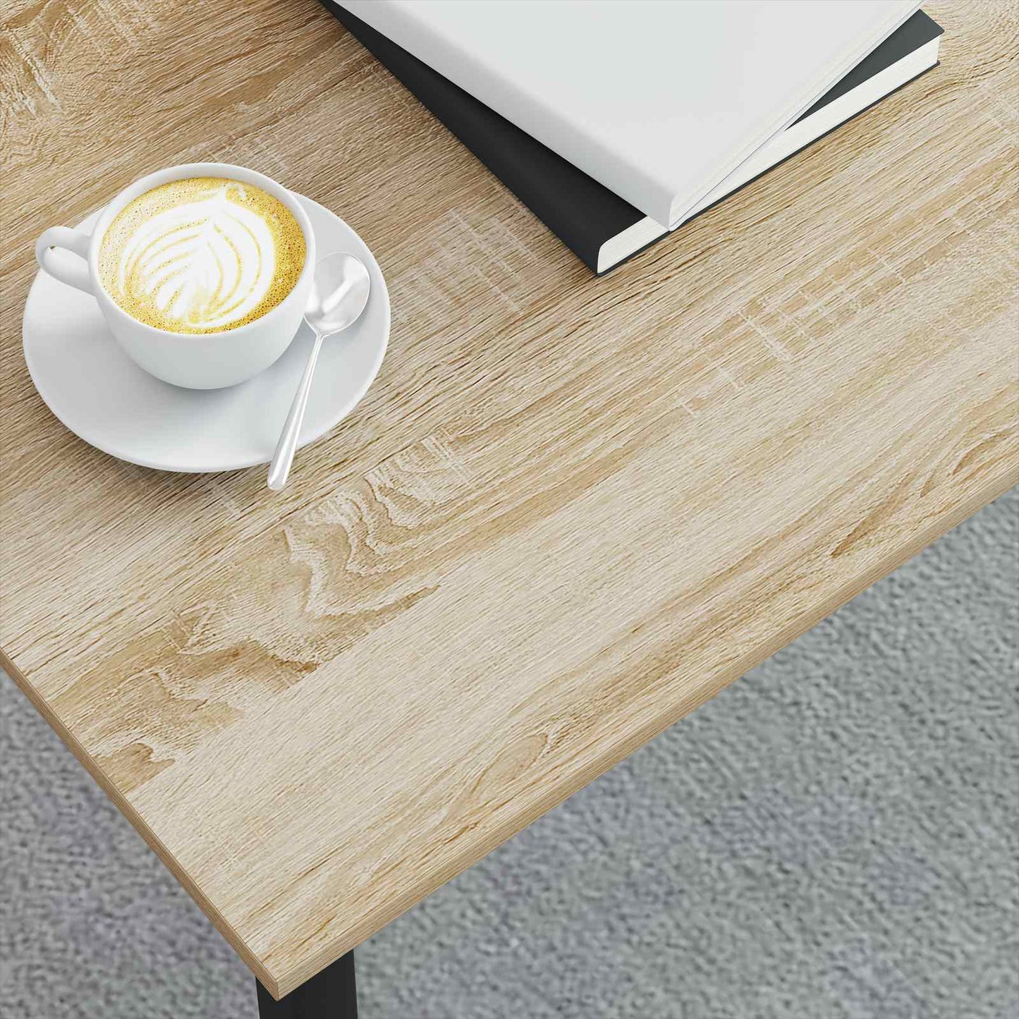 Salontafel Sonoma 100 x 50 x 45 cm Bewerkt hout is nu te koop bij PeponiXL, paradijselijk wonen!