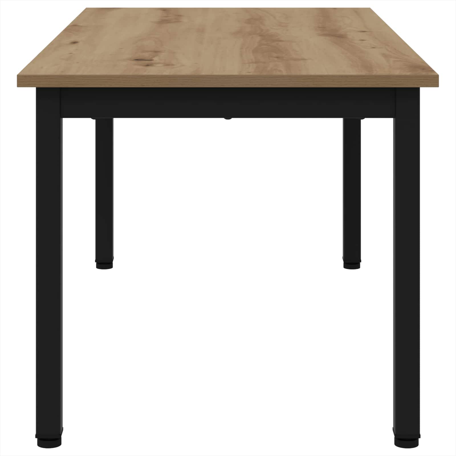 Salontafel Ambachtelijk eiken 100 x 50 x 45 cm Bewerkt hout is nu te koop bij PeponiXL, paradijselijk wonen!