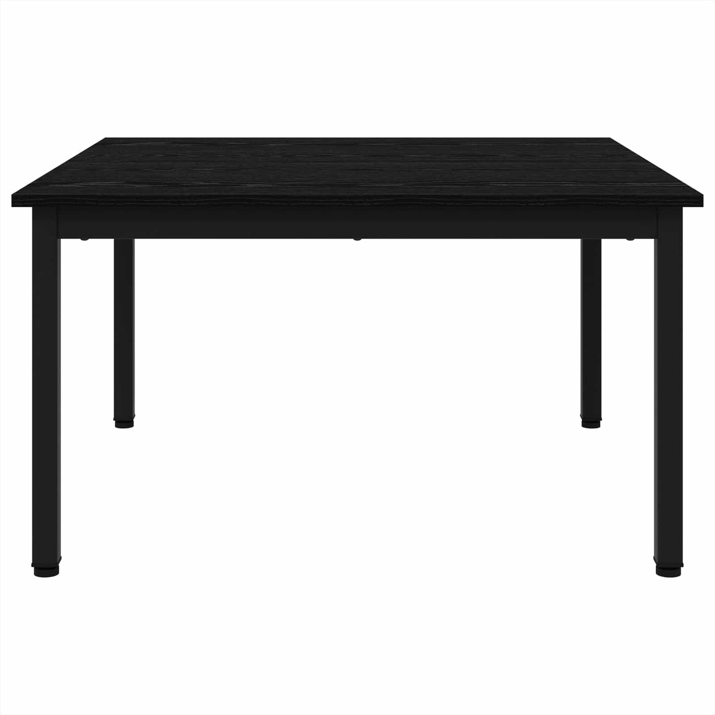 Salontafel Zwart Eiken 80 x 80 x 45 cm Bewerkt hout is nu te koop bij PeponiXL, paradijselijk wonen!