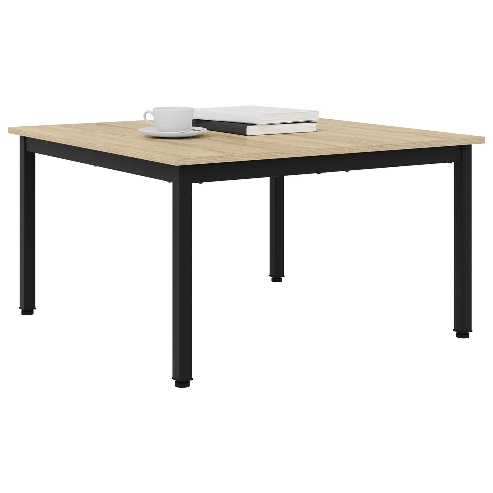 Salontafel Sonoma 80 x 80 x 45 cm Bewerkt hout is nu te koop bij PeponiXL, paradijselijk wonen!