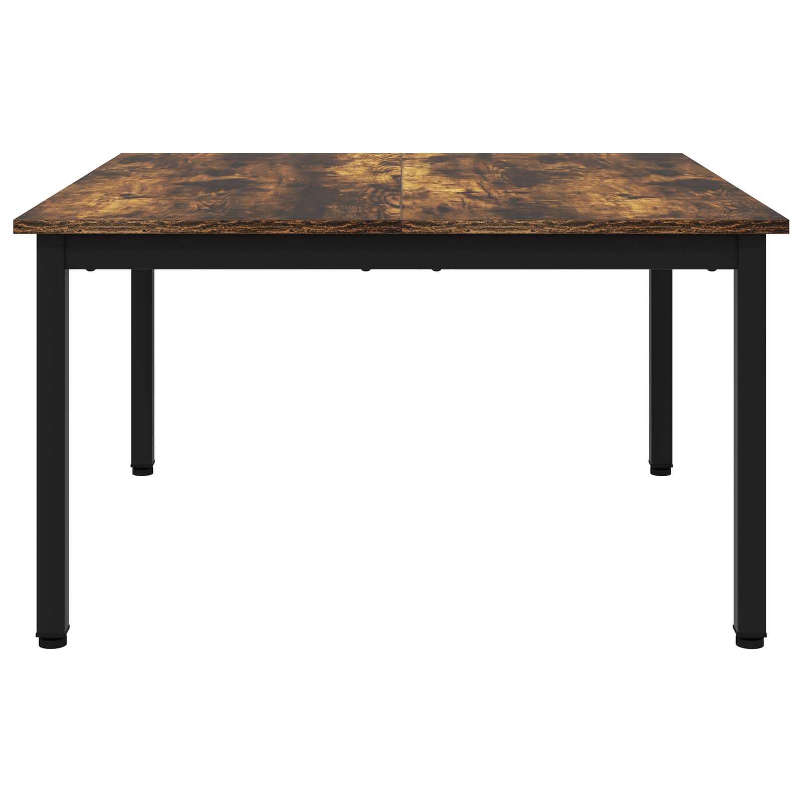 Salontafel Rook Eik 80 x 80 x 45 cm Bewerkt hout is nu te koop bij PeponiXL, paradijselijk wonen!