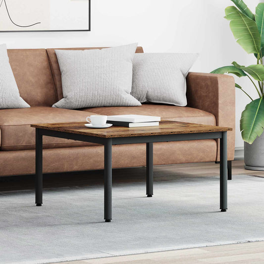 Salontafel Oudhout 80 x 80 x 45 cm Bewerkt hout is nu te koop bij PeponiXL, paradijselijk wonen!