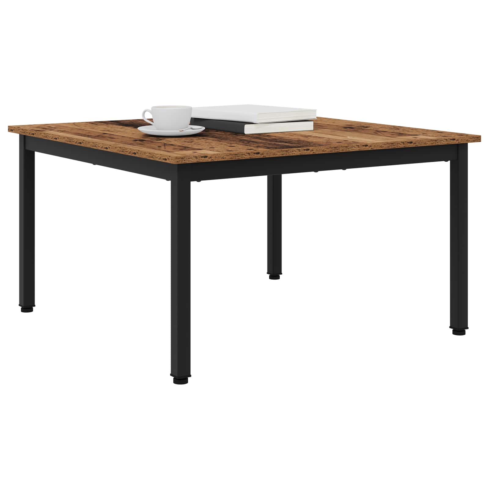 Salontafel Oudhout 80 x 80 x 45 cm Bewerkt hout is nu te koop bij PeponiXL, paradijselijk wonen!