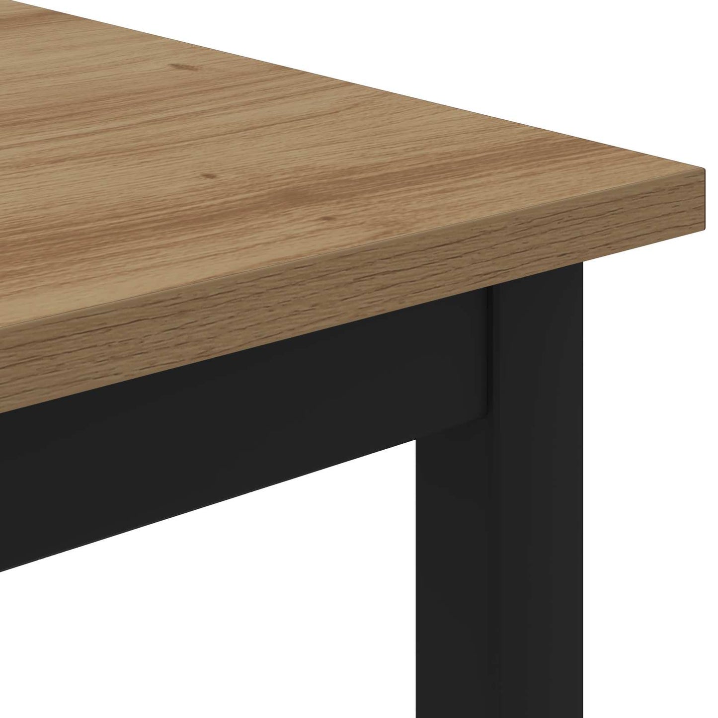 Salontafel Ambachtelijk eiken 80 x 80 x 45 cm Bewerkt hout is nu te koop bij PeponiXL, paradijselijk wonen!