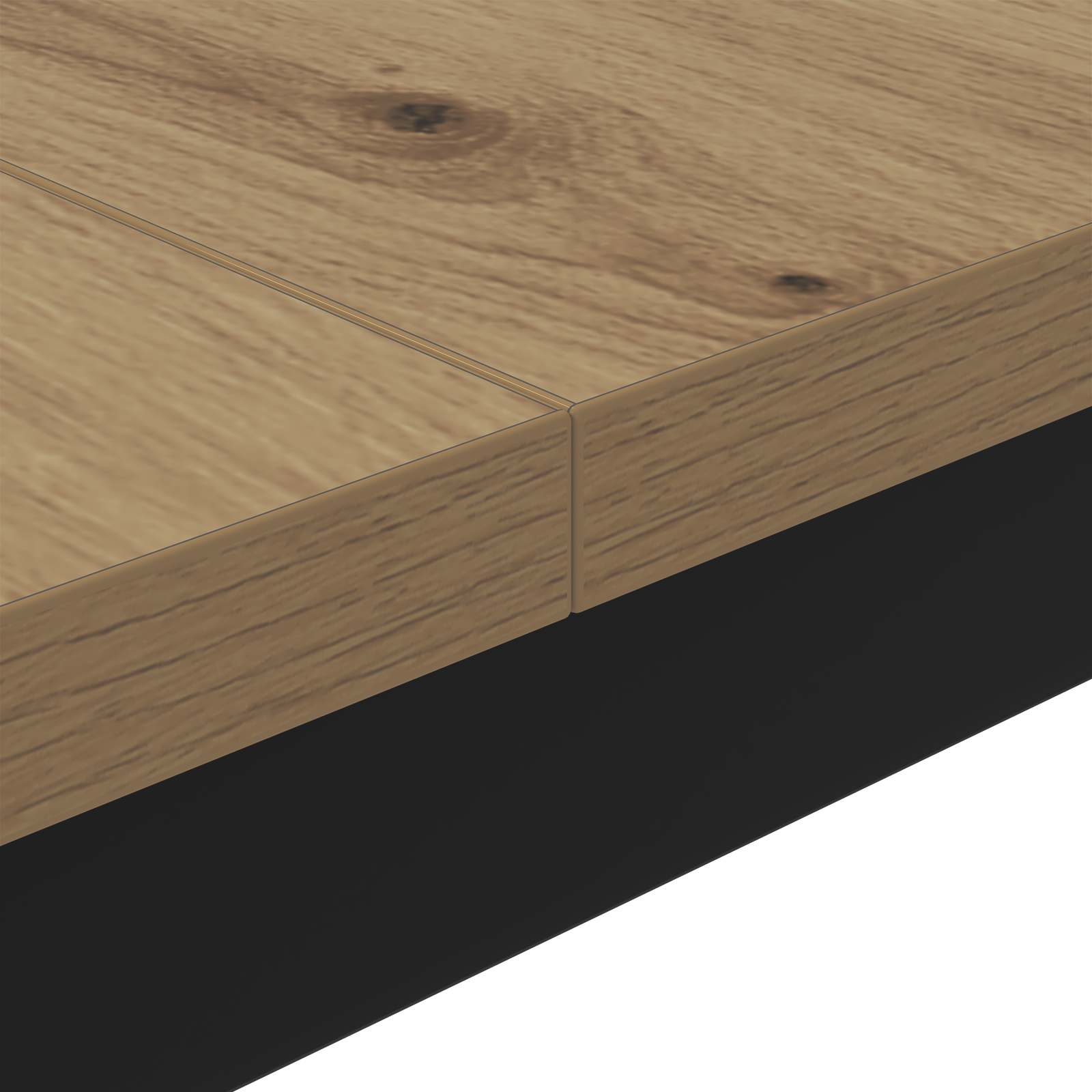 Salontafel Ambachtelijk eiken 80 x 80 x 45 cm Bewerkt hout is nu te koop bij PeponiXL, paradijselijk wonen!