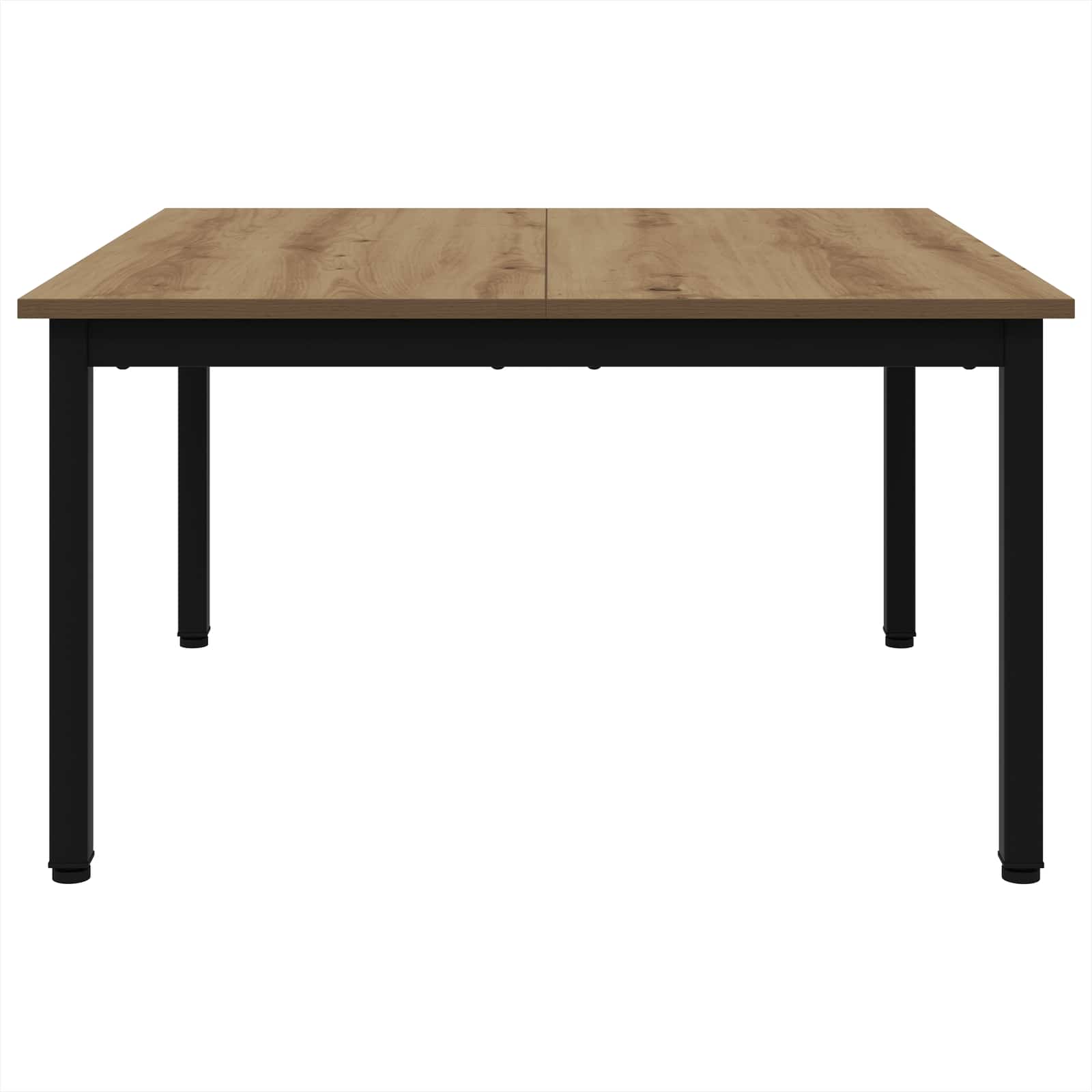Salontafel Ambachtelijk eiken 80 x 80 x 45 cm Bewerkt hout is nu te koop bij PeponiXL, paradijselijk wonen!