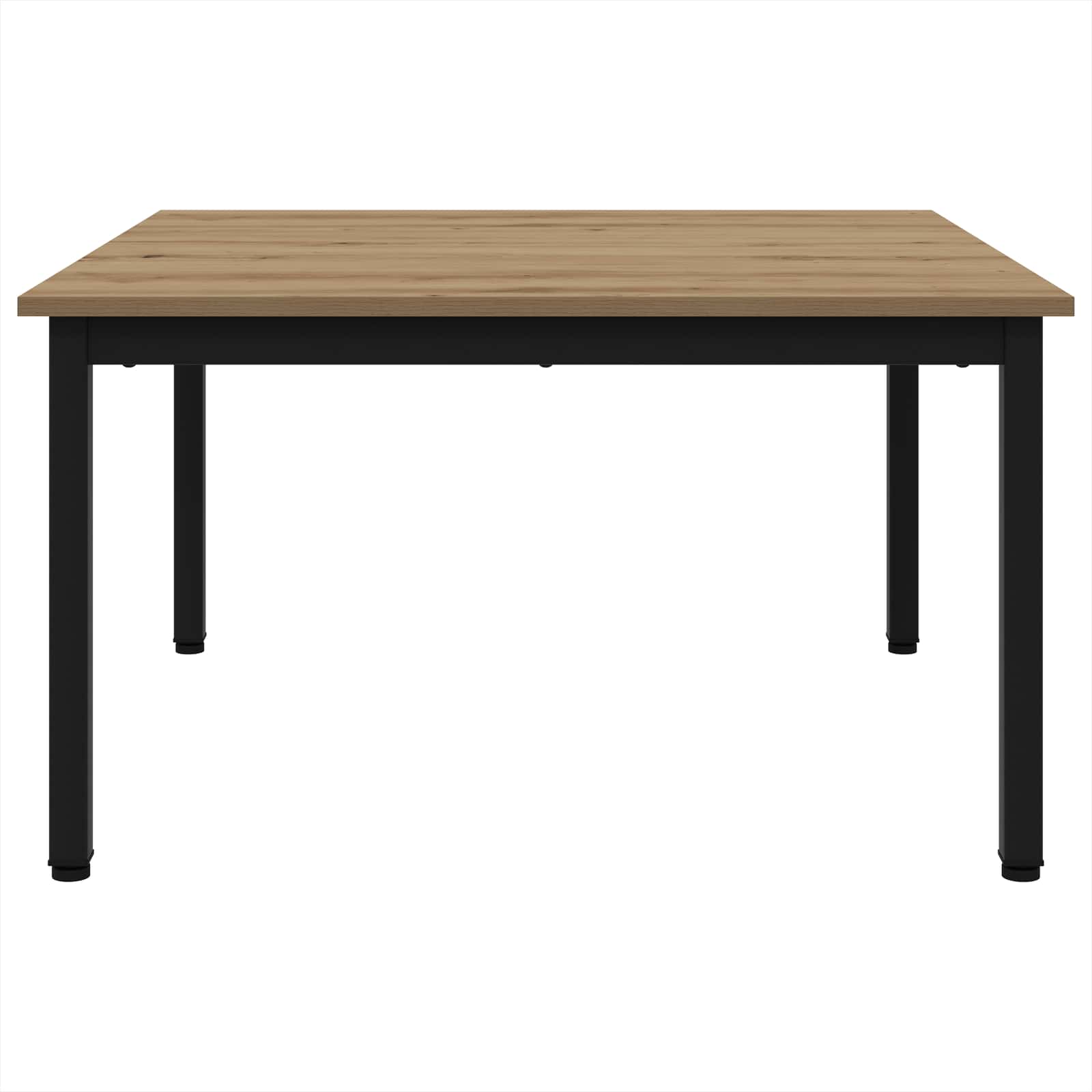 Salontafel Ambachtelijk eiken 80 x 80 x 45 cm Bewerkt hout is nu te koop bij PeponiXL, paradijselijk wonen!