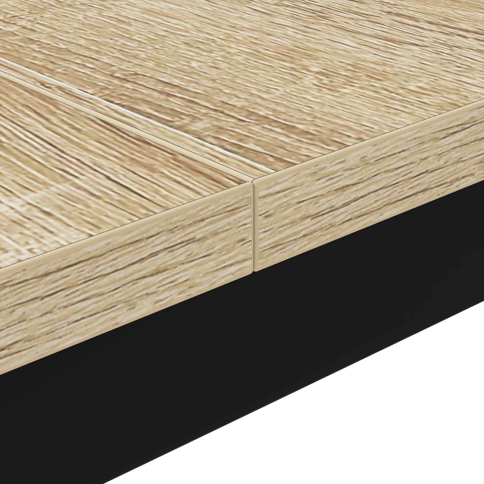 Salontafel Sonoma 100 x 100 x 45 cm Bewerkt hout is nu te koop bij PeponiXL, paradijselijk wonen!