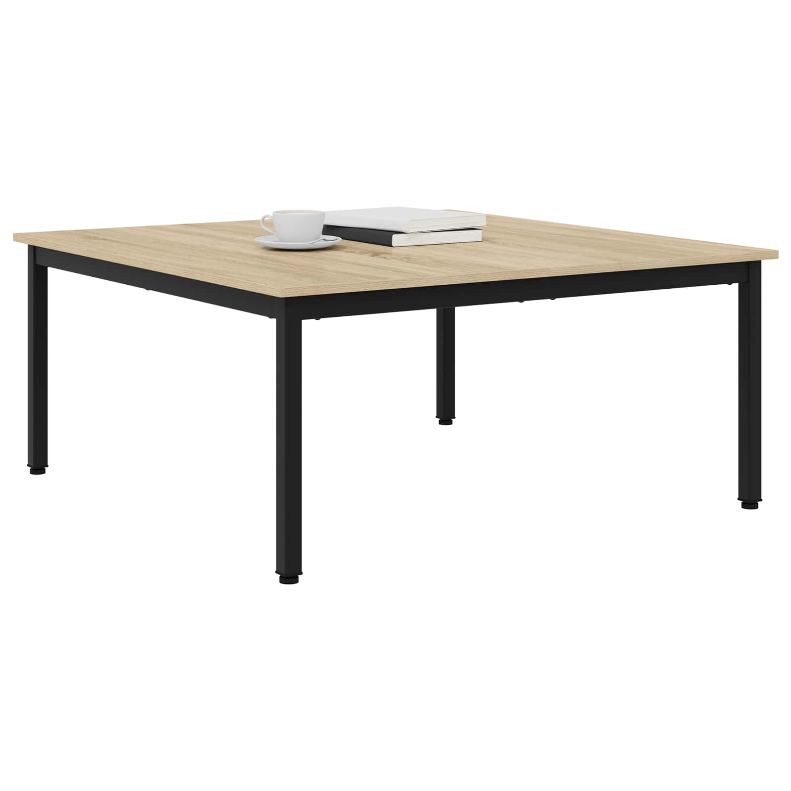 Salontafel Sonoma 100 x 100 x 45 cm Bewerkt hout is nu te koop bij PeponiXL, paradijselijk wonen!