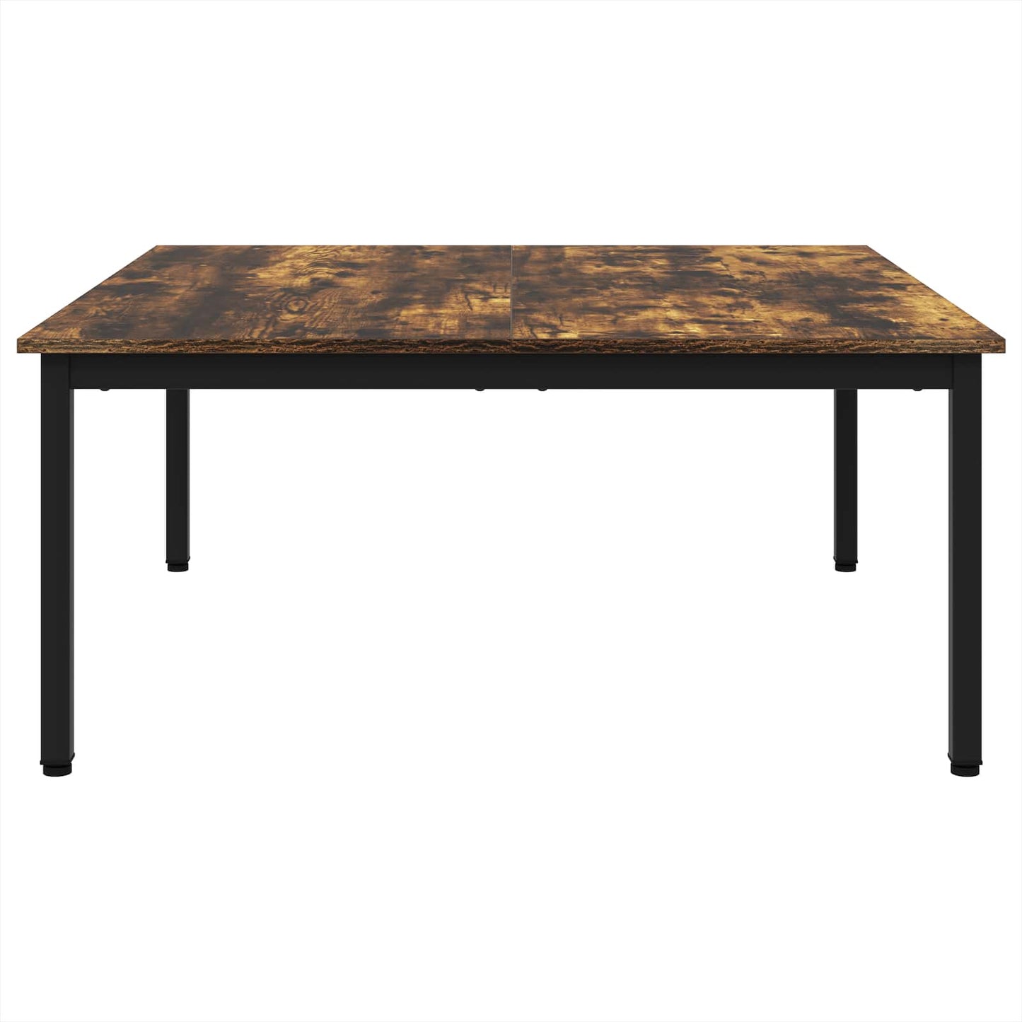 Salontafel Rook Eik 100 x 100 x 45 cm Bewerkt hout is nu te koop bij PeponiXL, paradijselijk wonen!