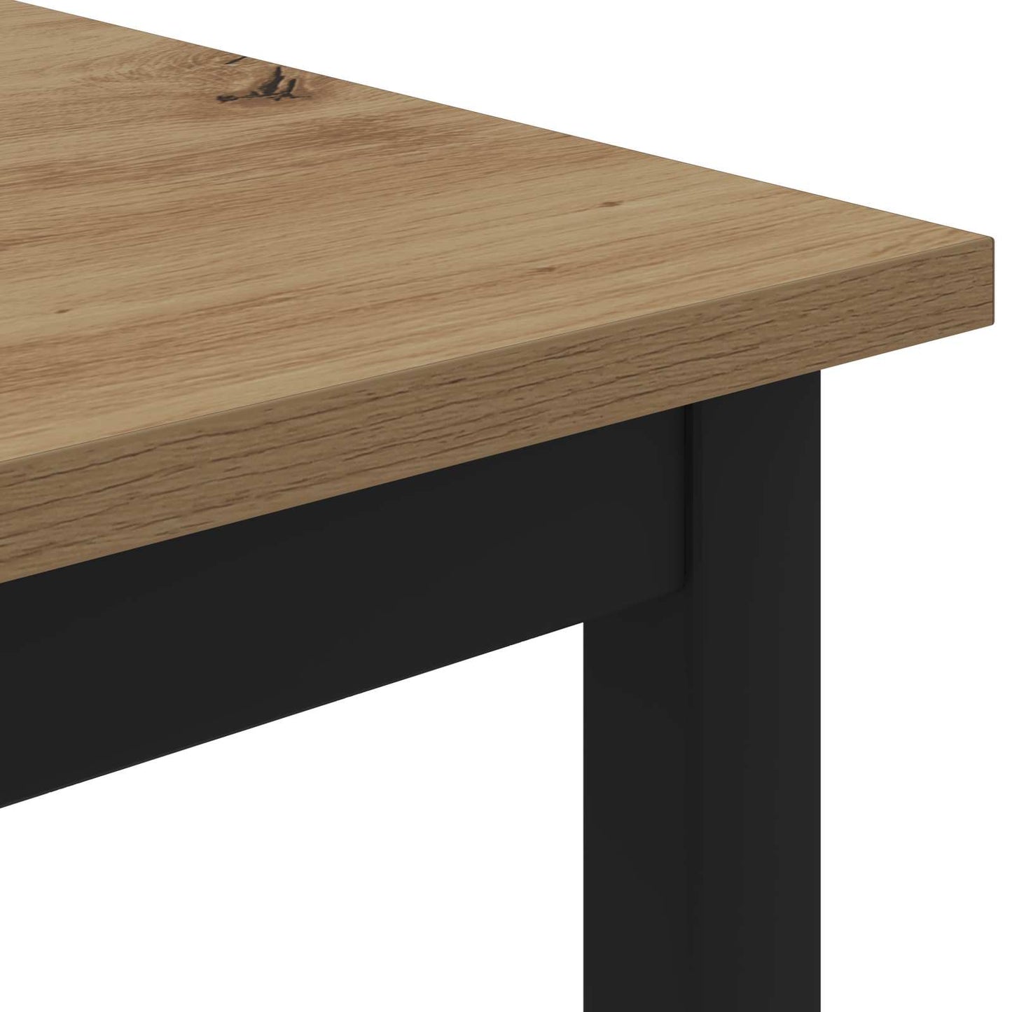 Salontafel Ambachtelijk eiken 100 x 100 x 45 cm Bewerkt hout is nu te koop bij PeponiXL, paradijselijk wonen!