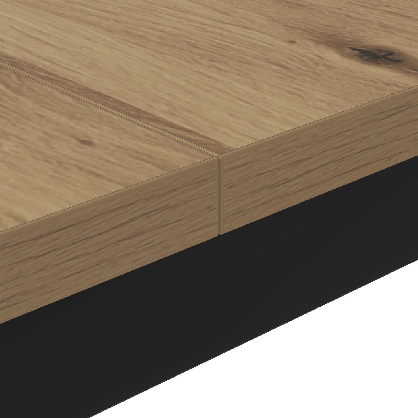 Salontafel Ambachtelijk eiken 100 x 100 x 45 cm Bewerkt hout is nu te koop bij PeponiXL, paradijselijk wonen!