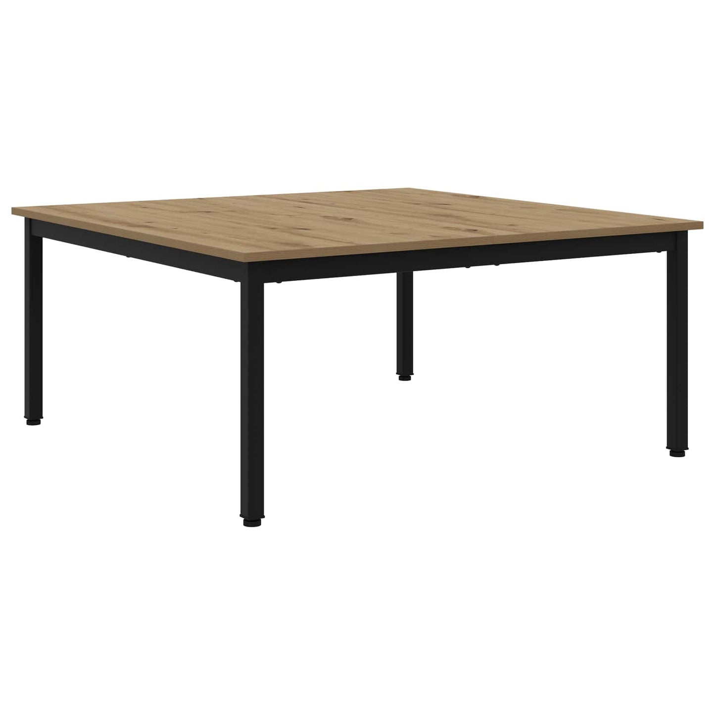 Salontafel Ambachtelijk eiken 100 x 100 x 45 cm Bewerkt hout is nu te koop bij PeponiXL, paradijselijk wonen!