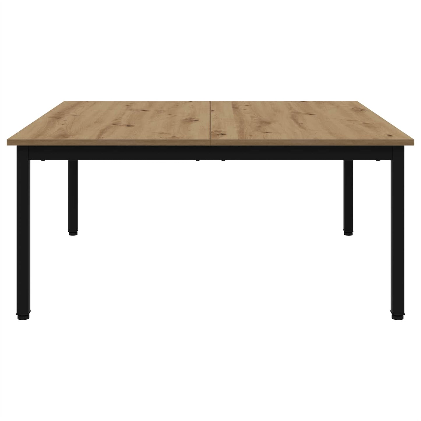 Salontafel Ambachtelijk eiken 100 x 100 x 45 cm Bewerkt hout is nu te koop bij PeponiXL, paradijselijk wonen!