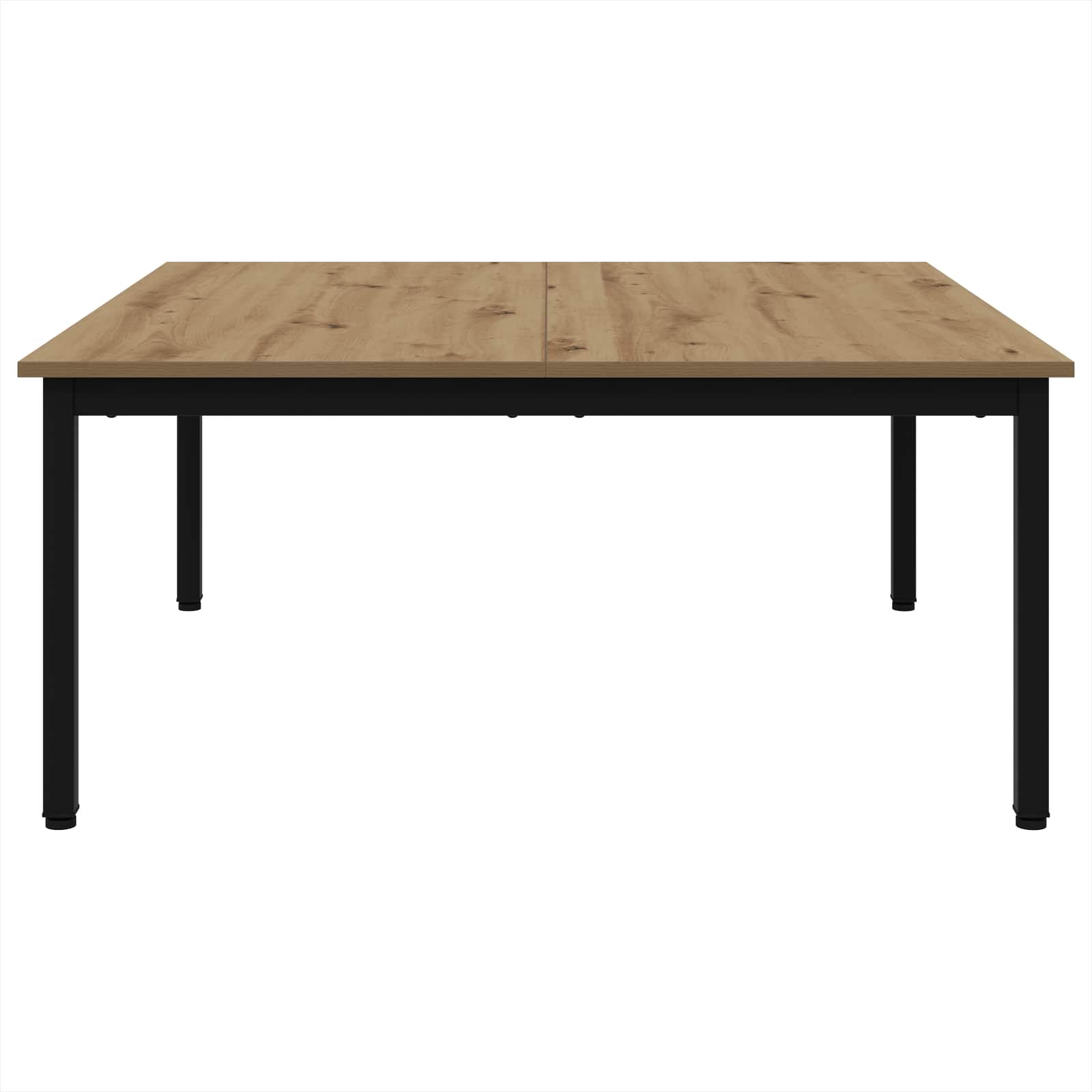 Salontafel Ambachtelijk eiken 100 x 100 x 45 cm Bewerkt hout is nu te koop bij PeponiXL, paradijselijk wonen!