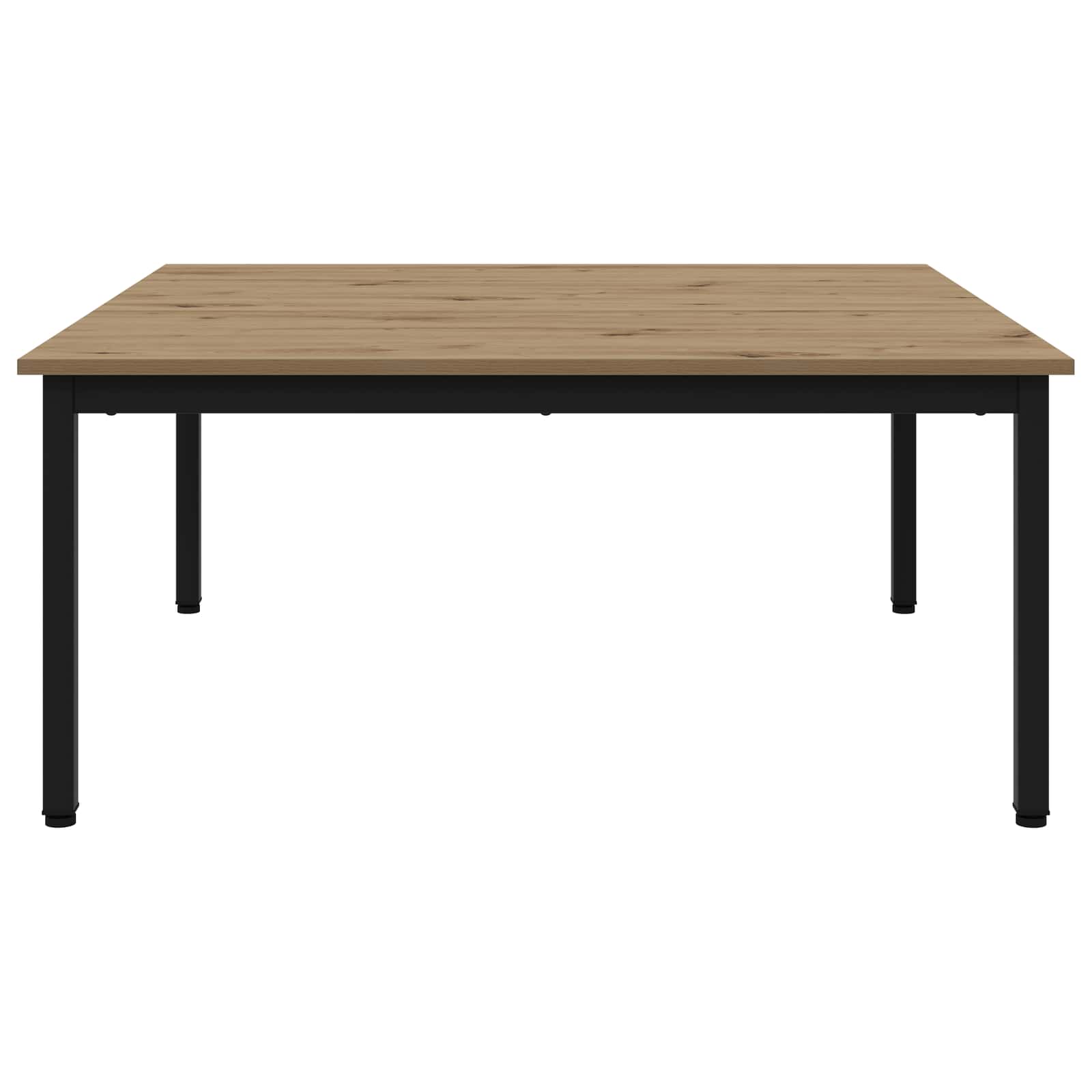 Salontafel Ambachtelijk eiken 100 x 100 x 45 cm Bewerkt hout is nu te koop bij PeponiXL, paradijselijk wonen!