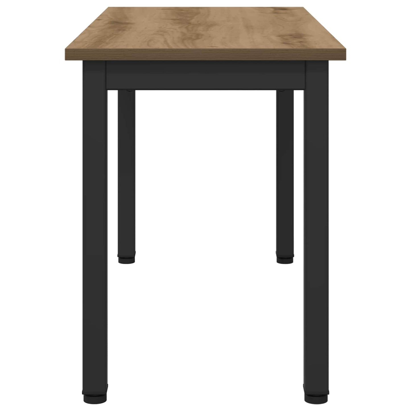Bank Ambachtelijk eiken 80 x 35 x 45 cm Bewerkt hout is nu te koop bij PeponiXL, paradijselijk wonen!