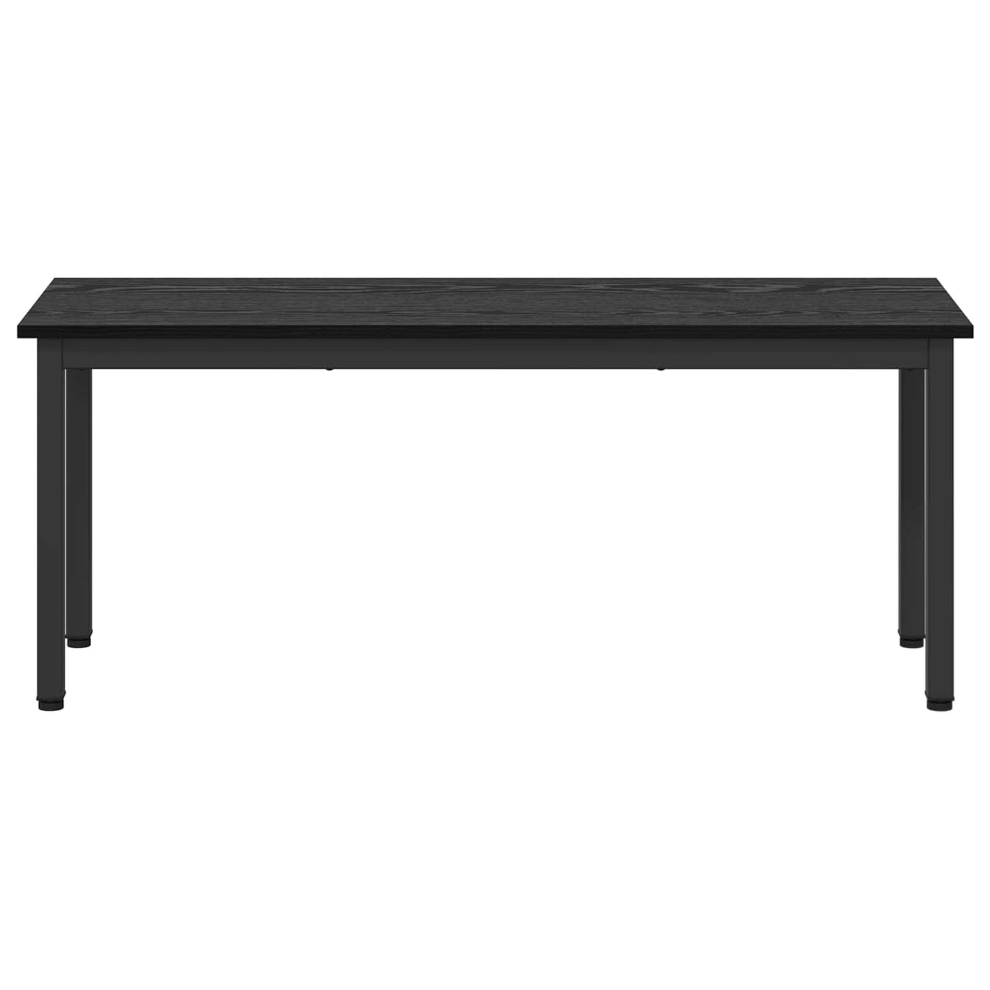 Bank Zwart Eiken 110 x 35 x 45 cm Bewerkt hout is nu te koop bij PeponiXL, paradijselijk wonen!