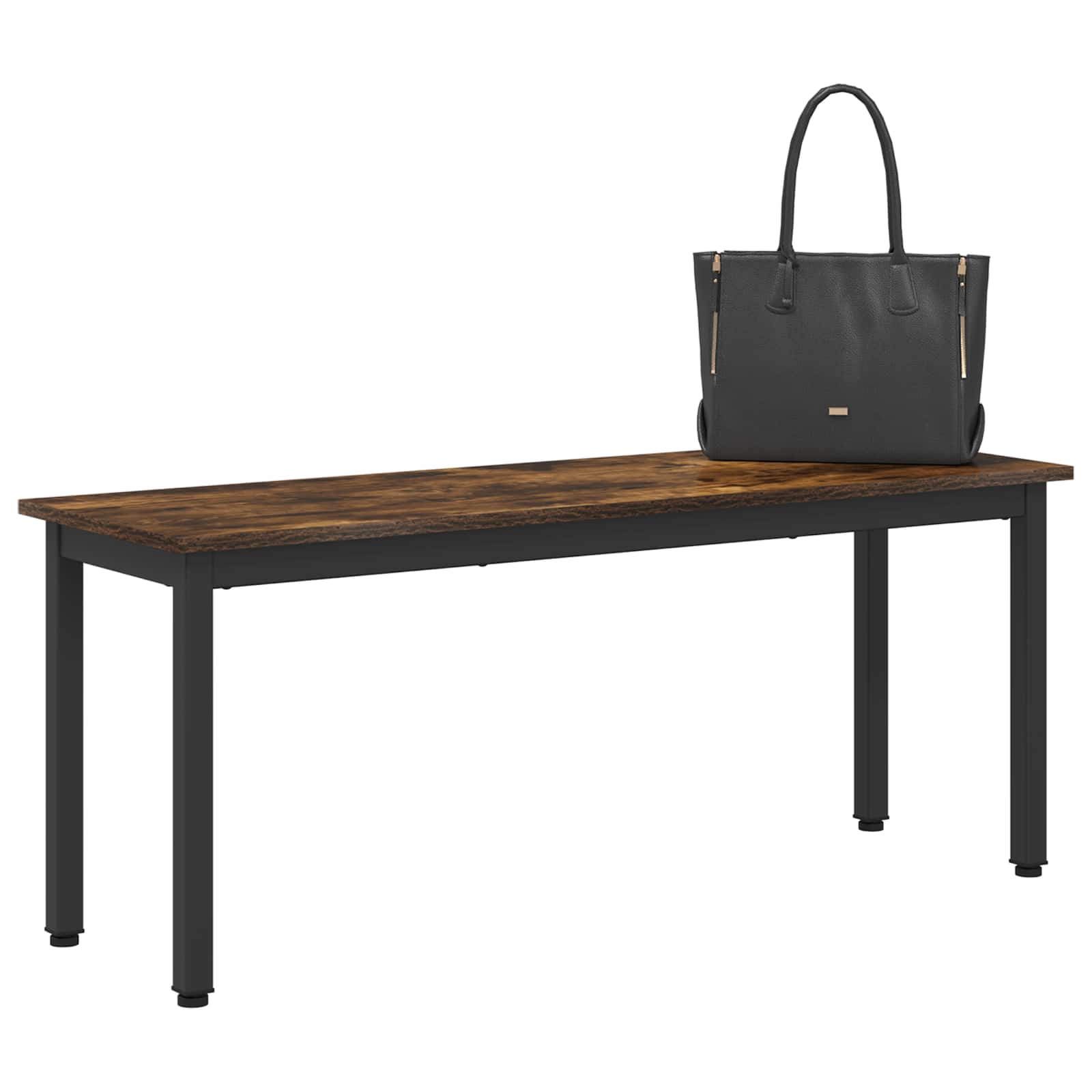 Bank Rook Eik 110 x 35 x 45 cm Bewerkt hout is nu te koop bij PeponiXL, paradijselijk wonen!