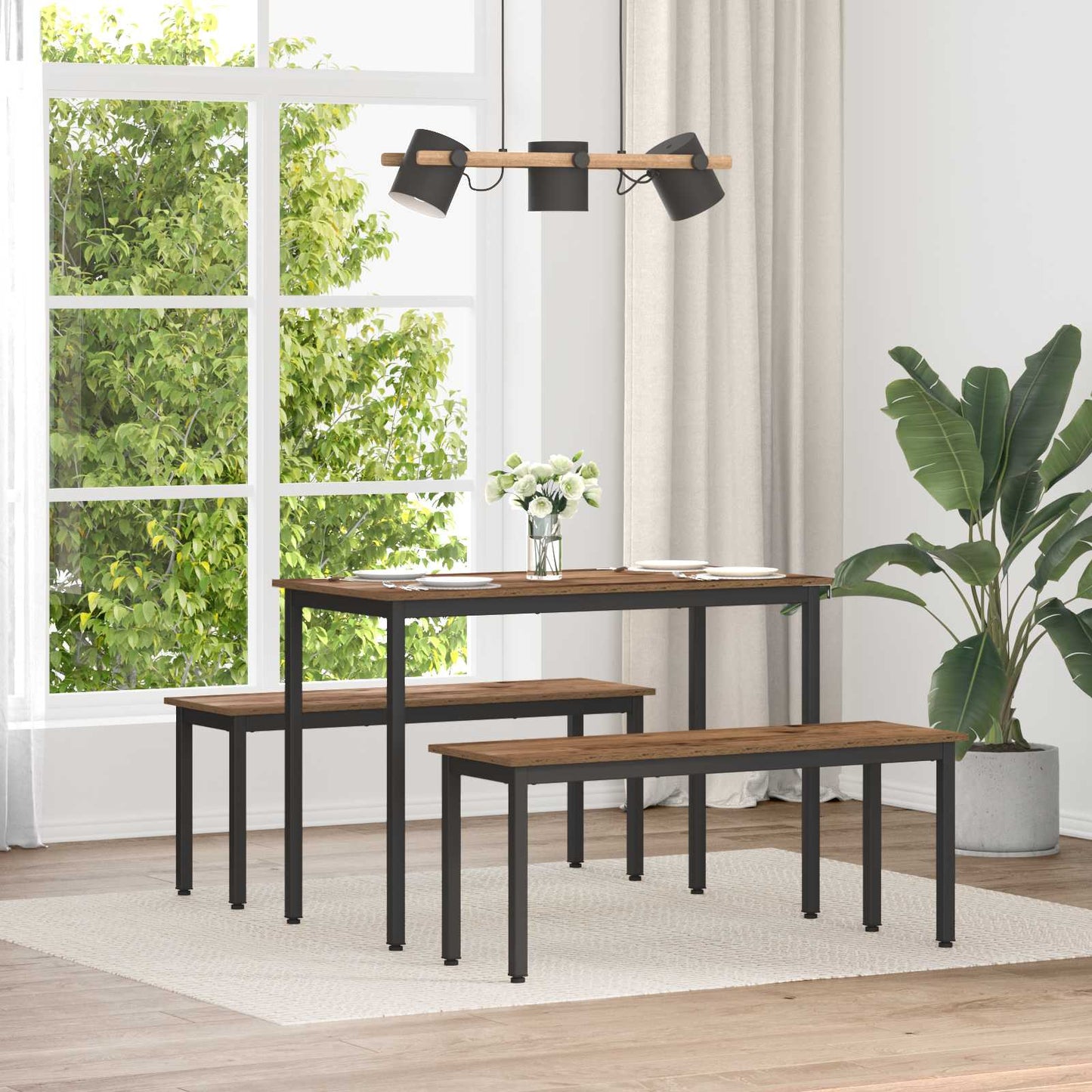 Bank Oudhout 110 x 35 x 45 cm Bewerkt hout is nu te koop bij PeponiXL, paradijselijk wonen!