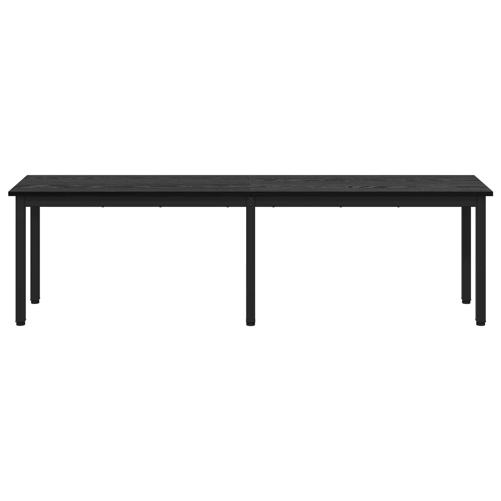 Bank Zwart Eiken 160 x 35 x 45 cm Bewerkt hout is nu te koop bij PeponiXL, paradijselijk wonen!