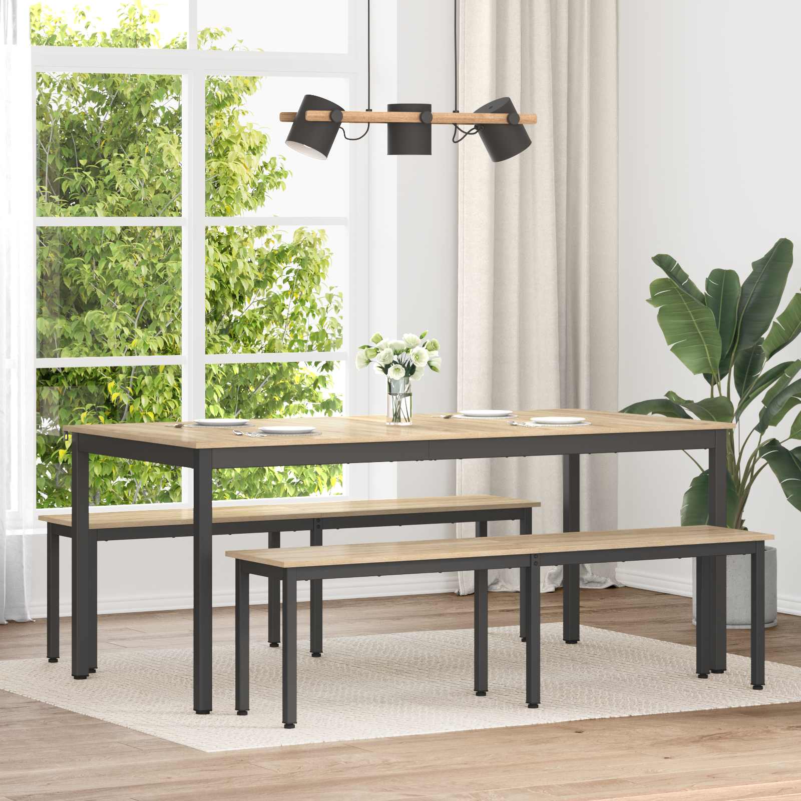 Bank Sonoma 160 x 35 x 45 cm Bewerkt hout is nu te koop bij PeponiXL, paradijselijk wonen!