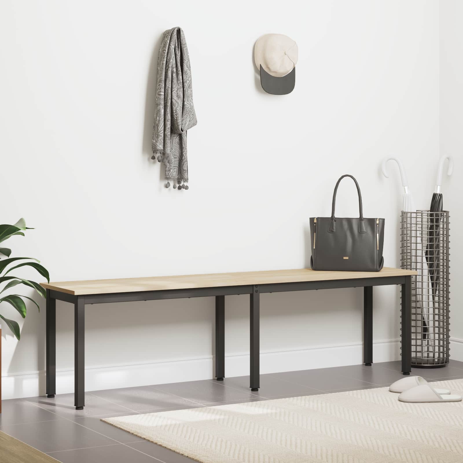 Bank Sonoma 160 x 35 x 45 cm Bewerkt hout is nu te koop bij PeponiXL, paradijselijk wonen!