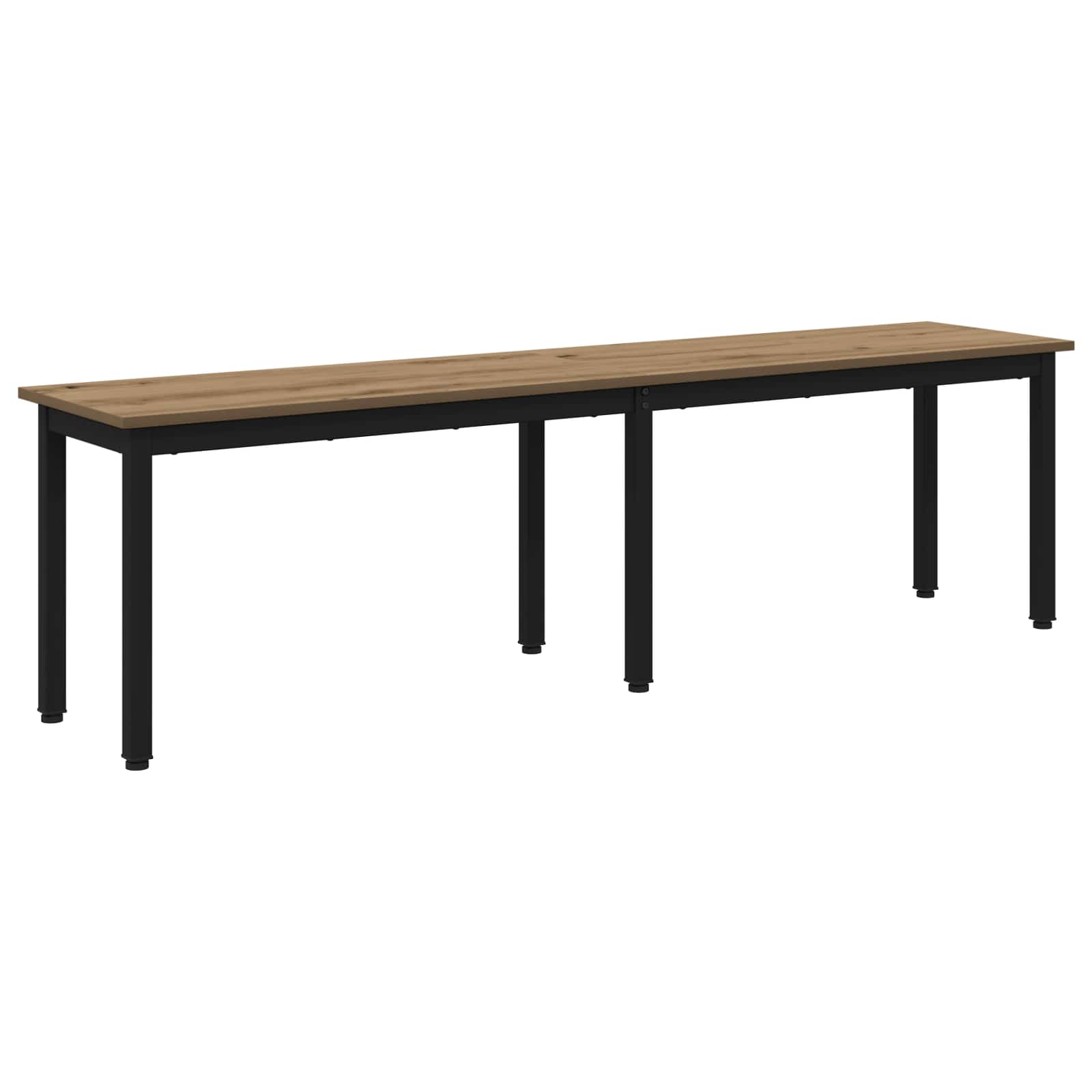 Bank Ambachtelijk eiken 160 x 35 x 45 cm Bewerkt hout is nu te koop bij PeponiXL, paradijselijk wonen!